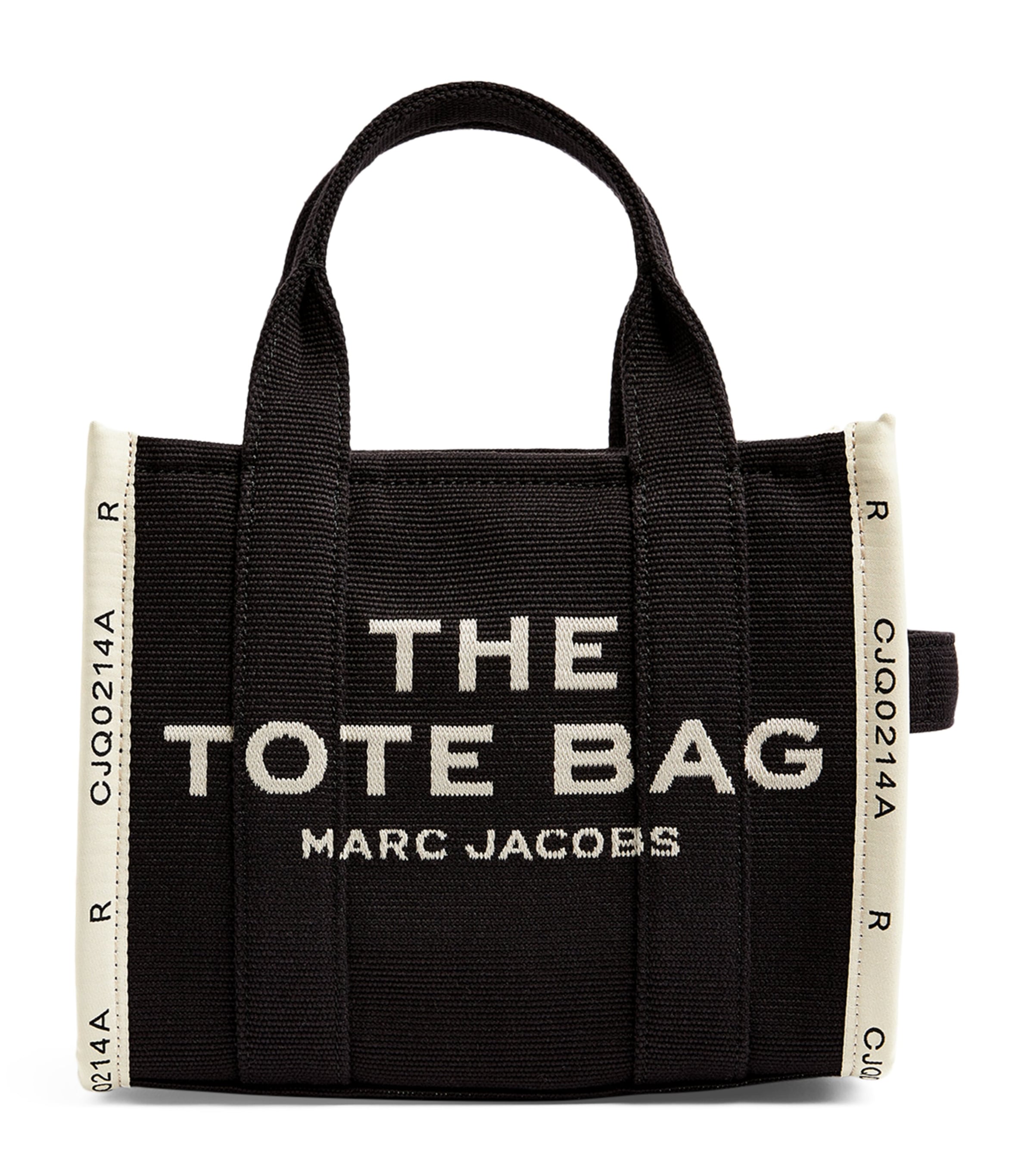 Marc Jacobs The Mini Jacquard Tote Bag In Black