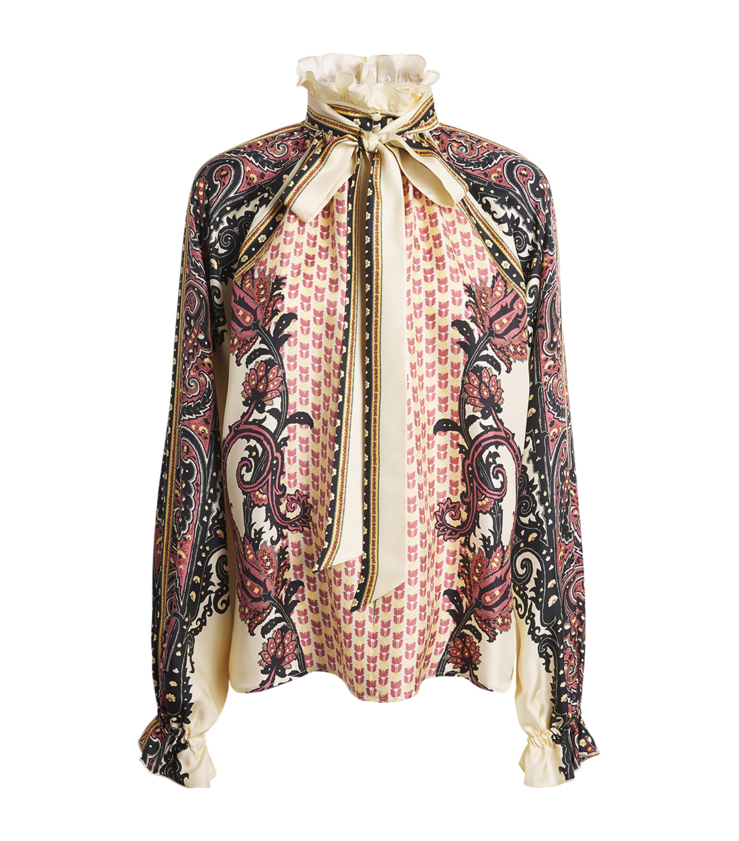 Silk Printed Blouse X0805 Image 1