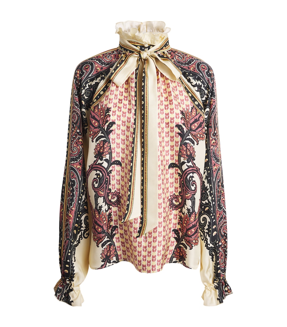 Silk Printed Blouse X0805 Image 1