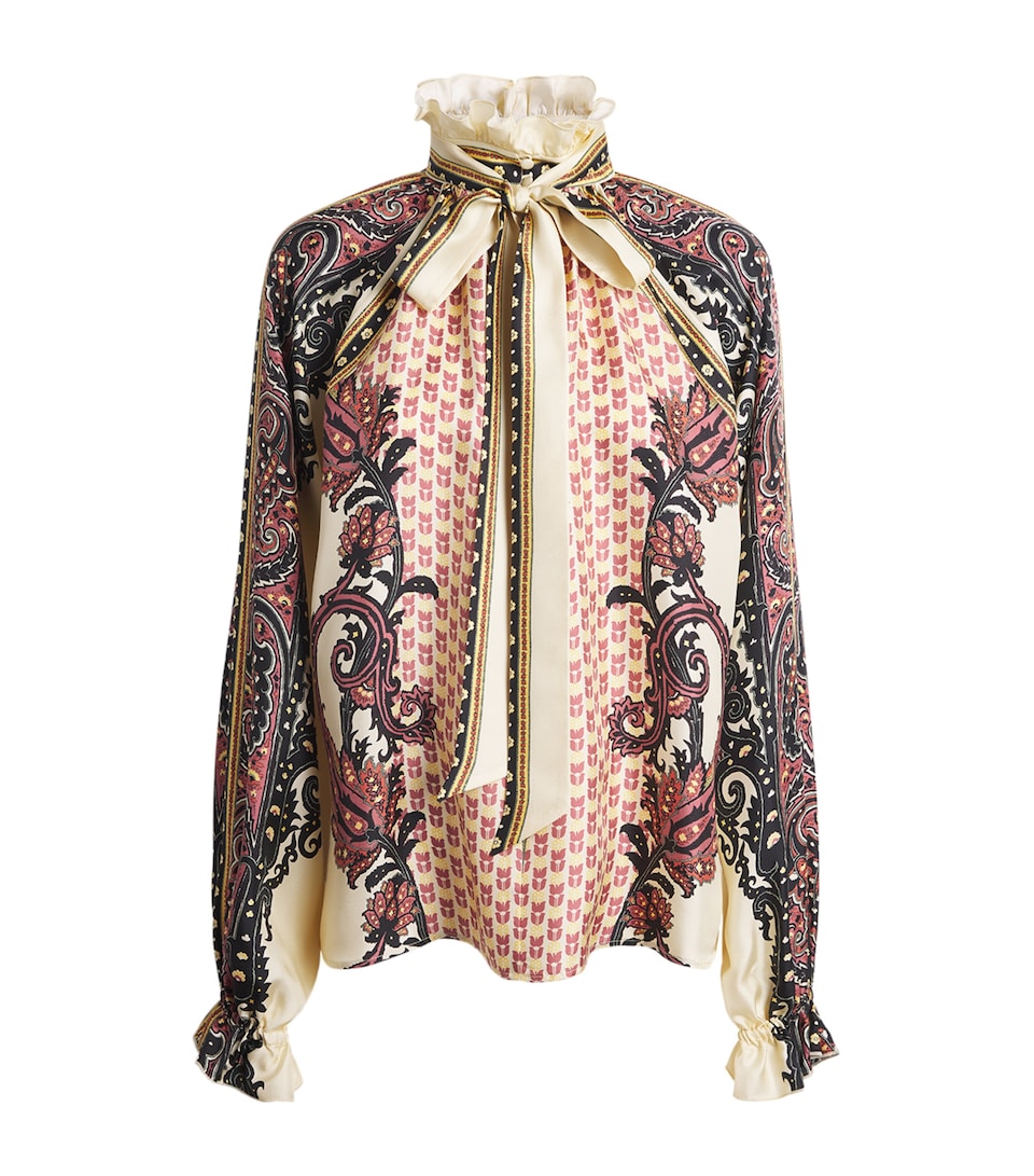 Silk Printed Blouse