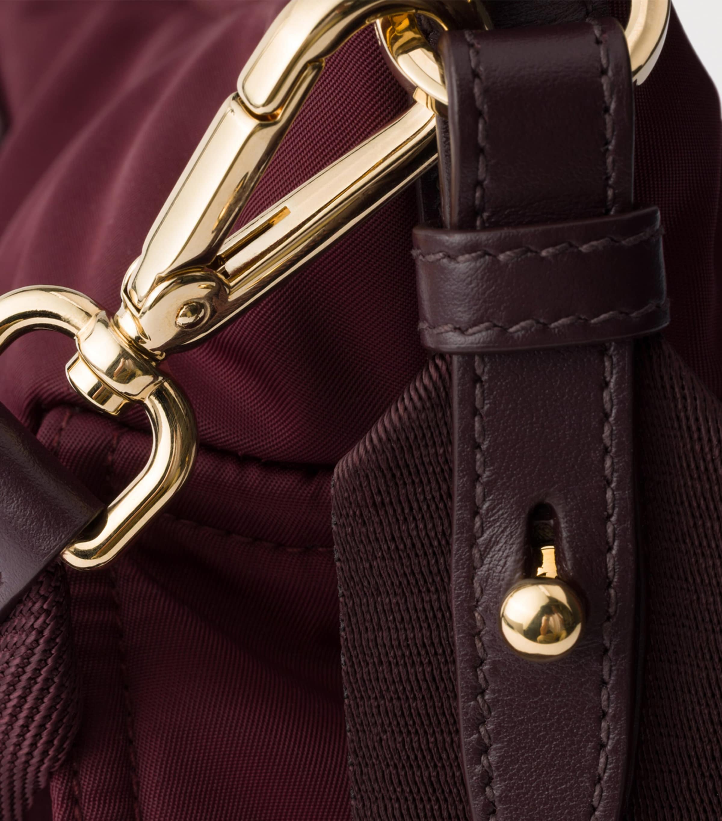 Prada Large Re-Nylon Explore Shoulder Bag Burgundy Image 6