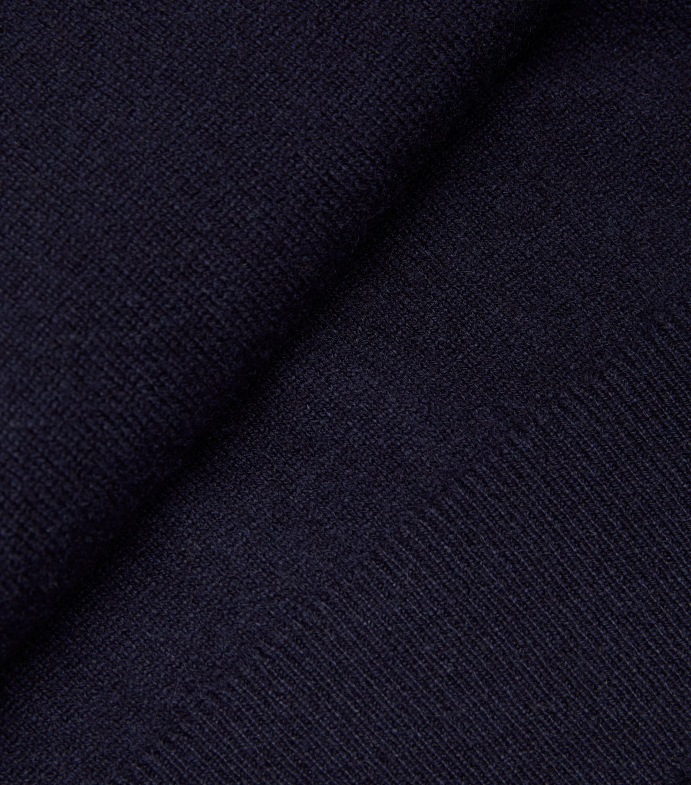 Cashmere Long-Sleeve Polo Shirt NAVY Image 5