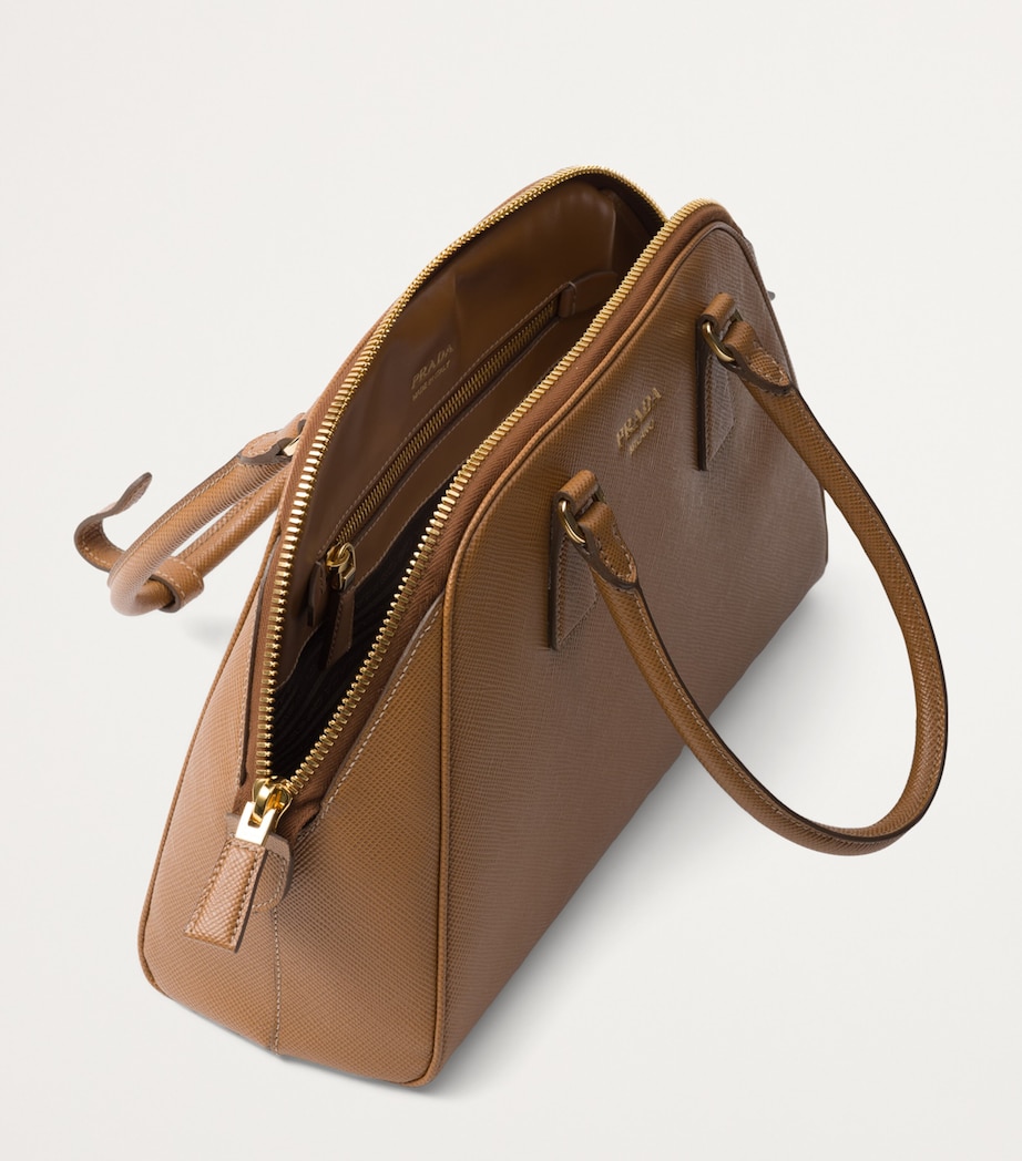Prada Medium Saffiano Leather Top-Handle Bag Image 4