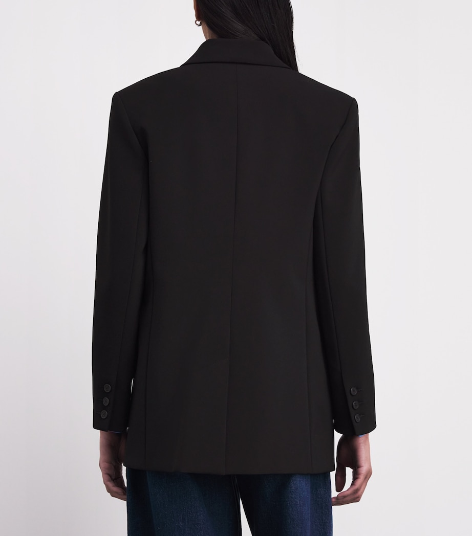 Claudie Pierlot Womens Double-Breasted Tailored Blazer Black Image 5