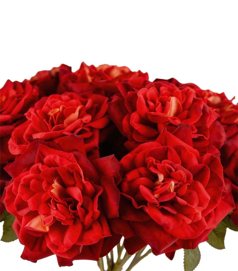 Silk-ka Artificial Rose Flower Bouquet Red Image 4