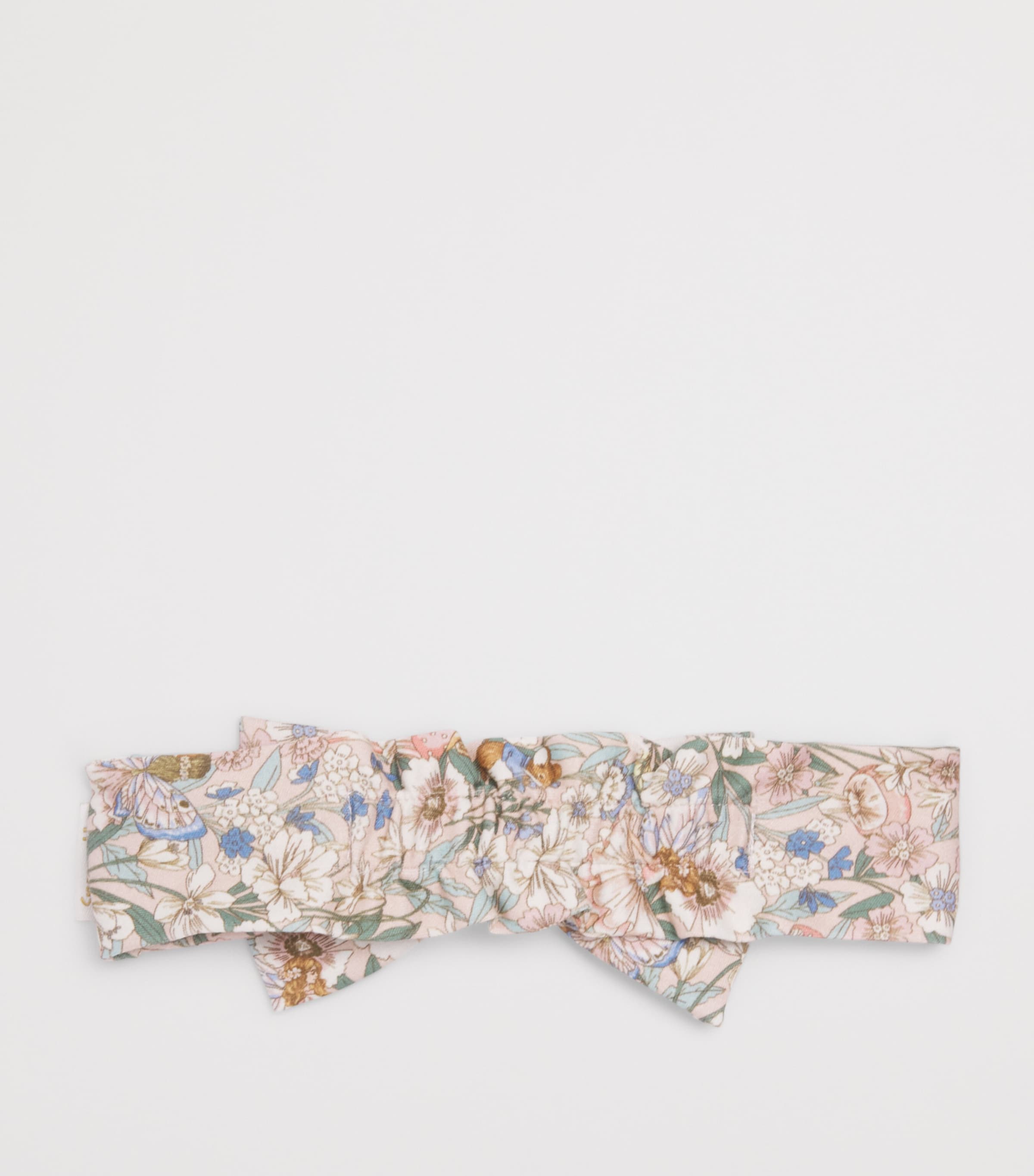 Harrods Floral Bow Headband Pink Image 2
