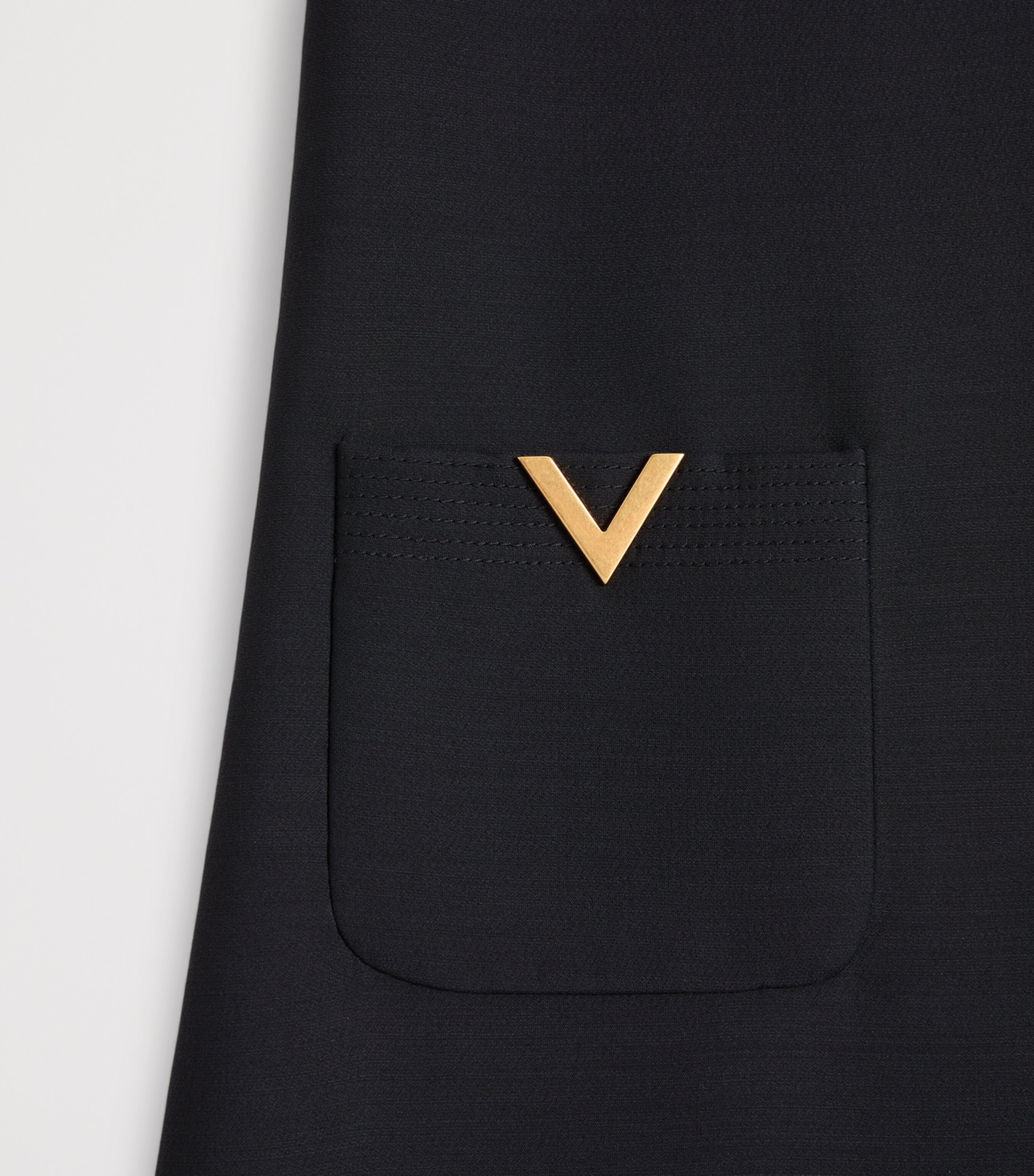 Crepe A-Line Mini Dress TB1 Image 3