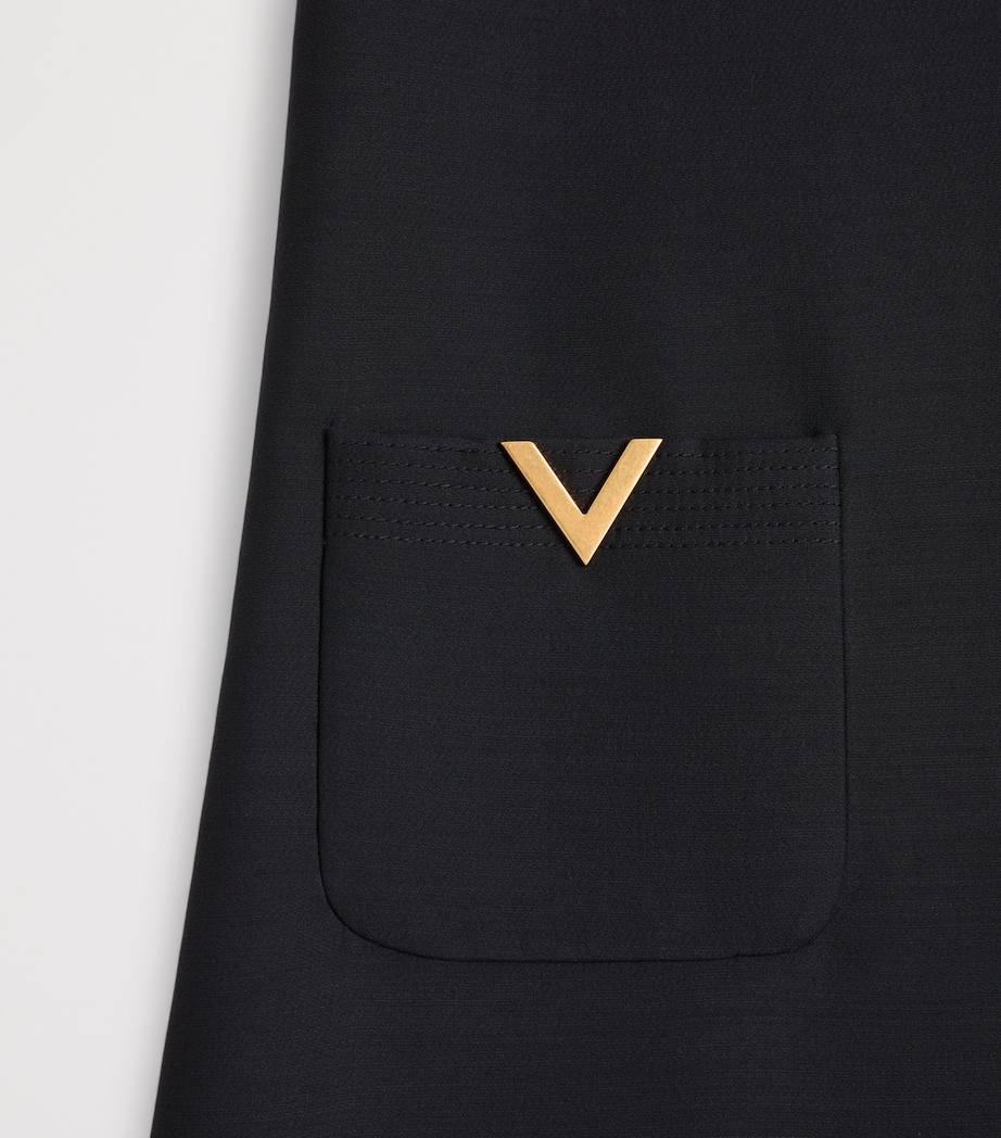 Crepe A-Line Mini Dress TB1 Image 3