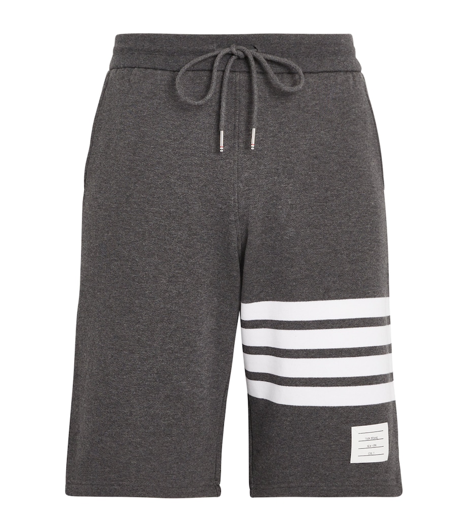 Four-Stripe Shorts DARK GREY Image 1