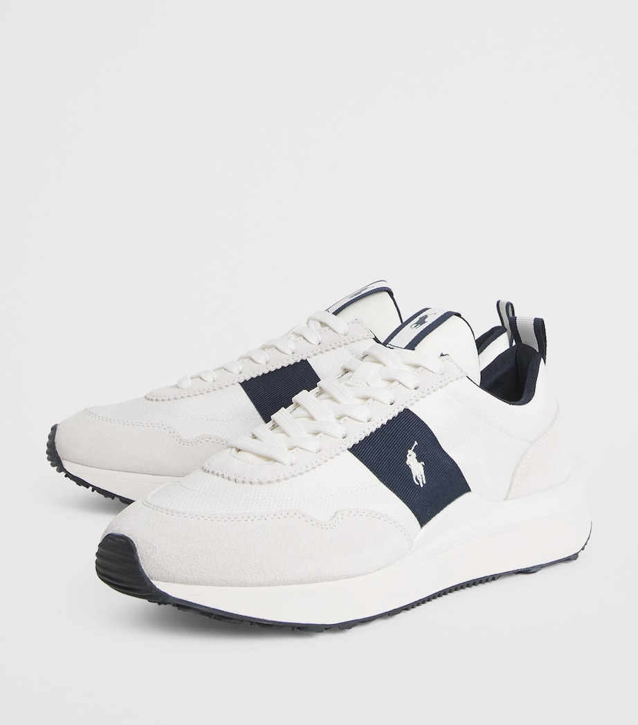 Polo Ralph Lauren Suede Train 89 Sneakers Hntr Nvy/dckwash Wht Image 3