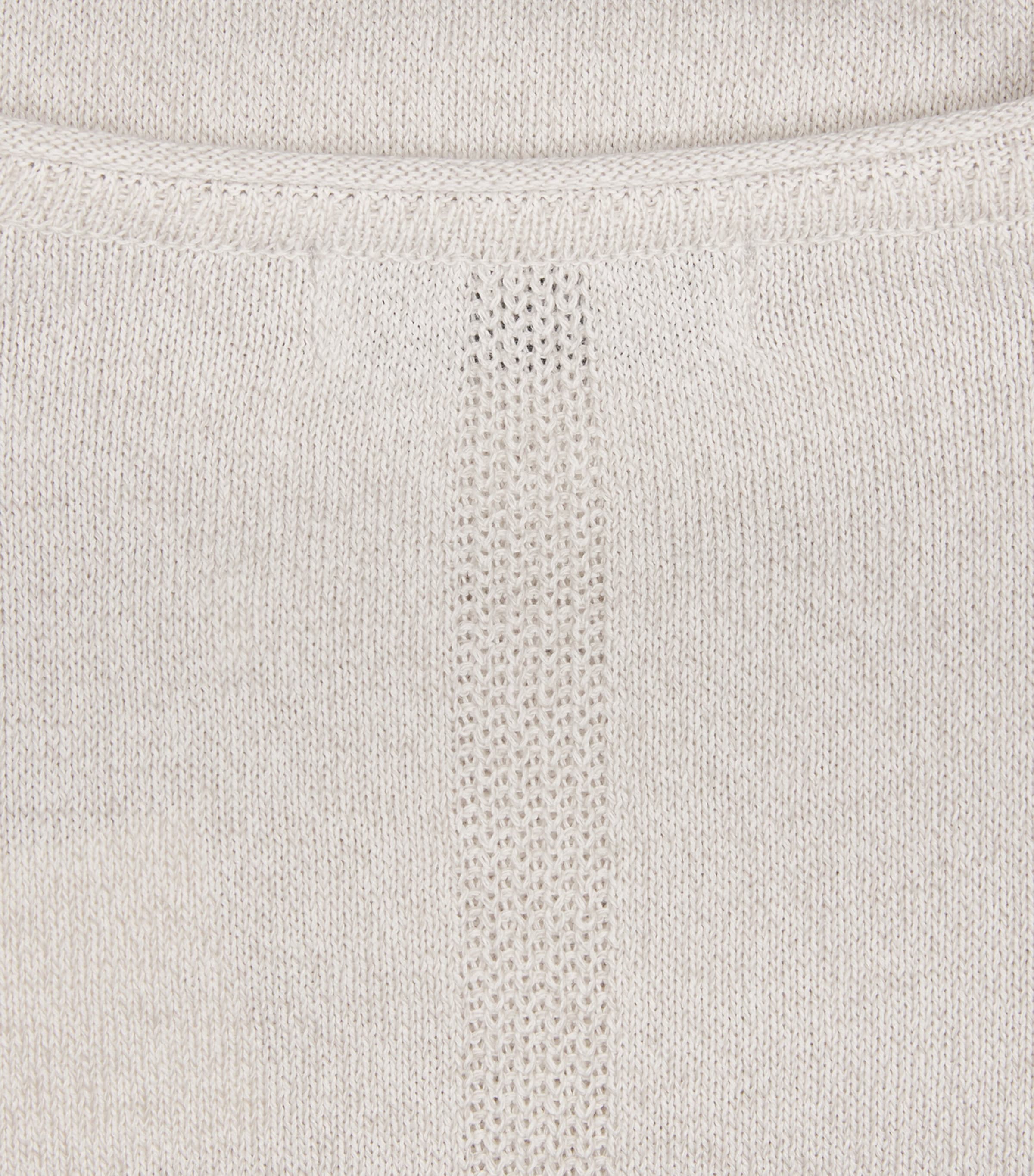 Cotton-Blend Textured Sweater IVORY Image 5
