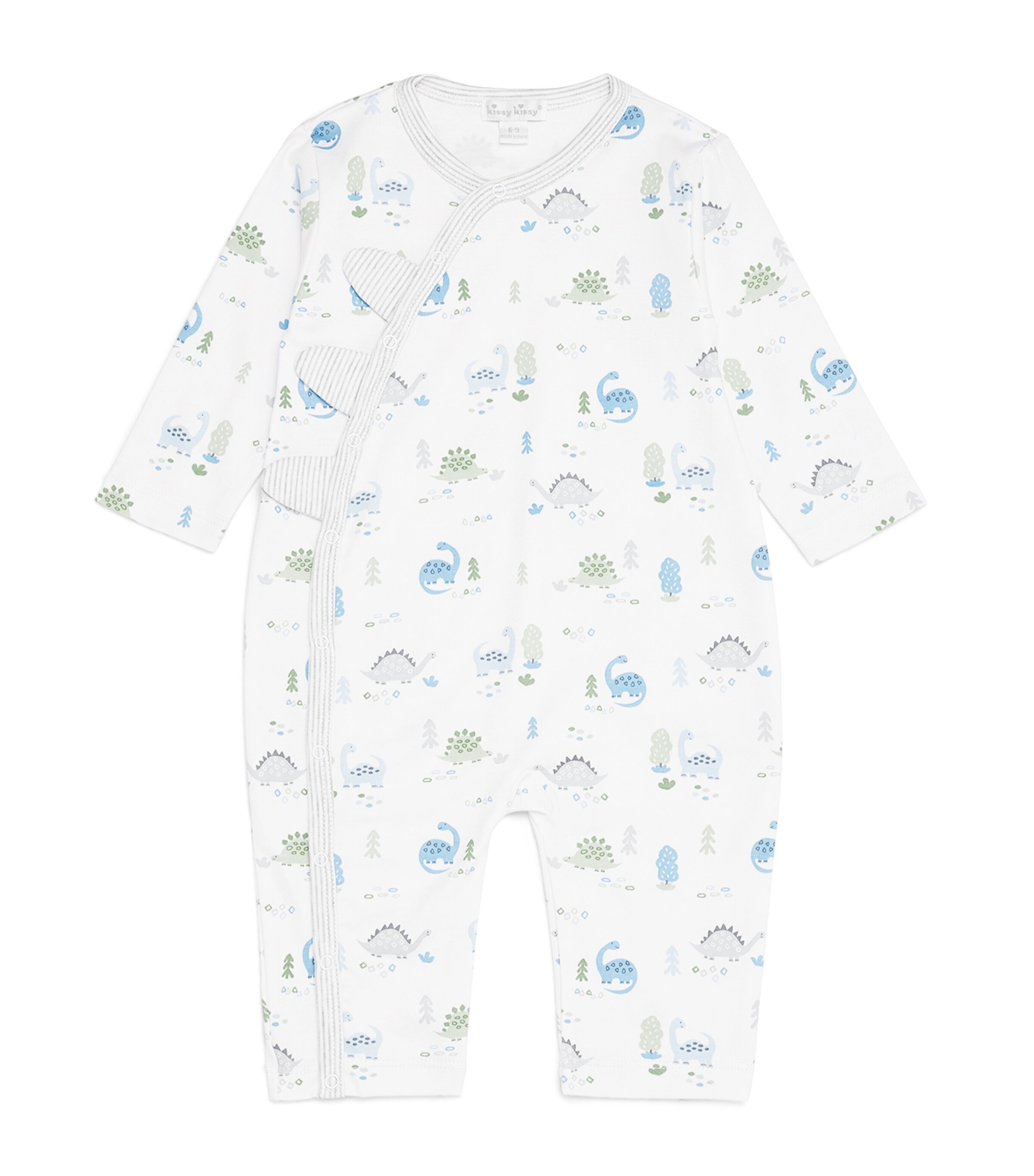 Kissy Kissy Pima Cotton Dinosaur Era All-In-One (0-24 Months) Image 1