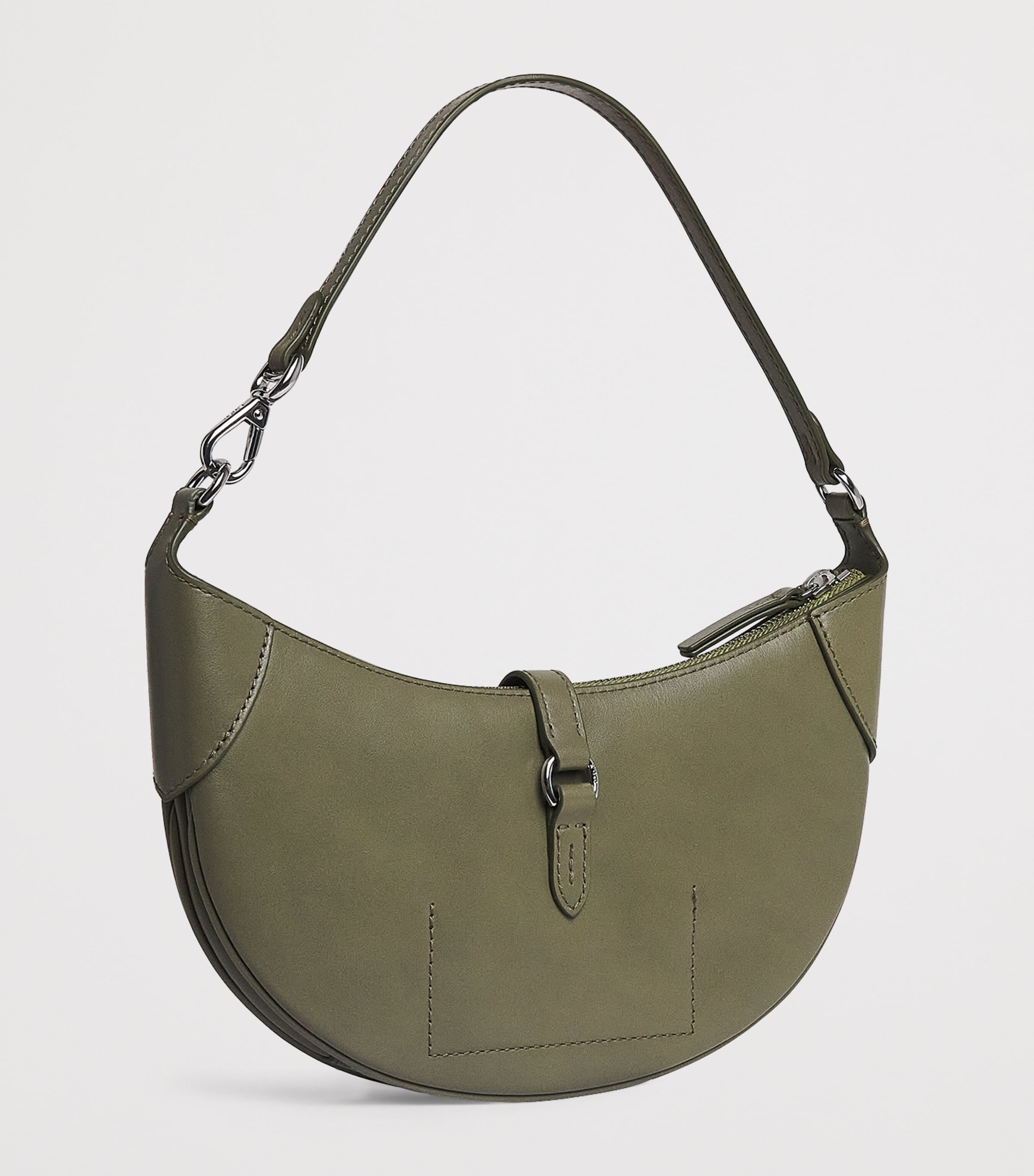 Mini Leather ID Shoulder Bag BASIL Image 3