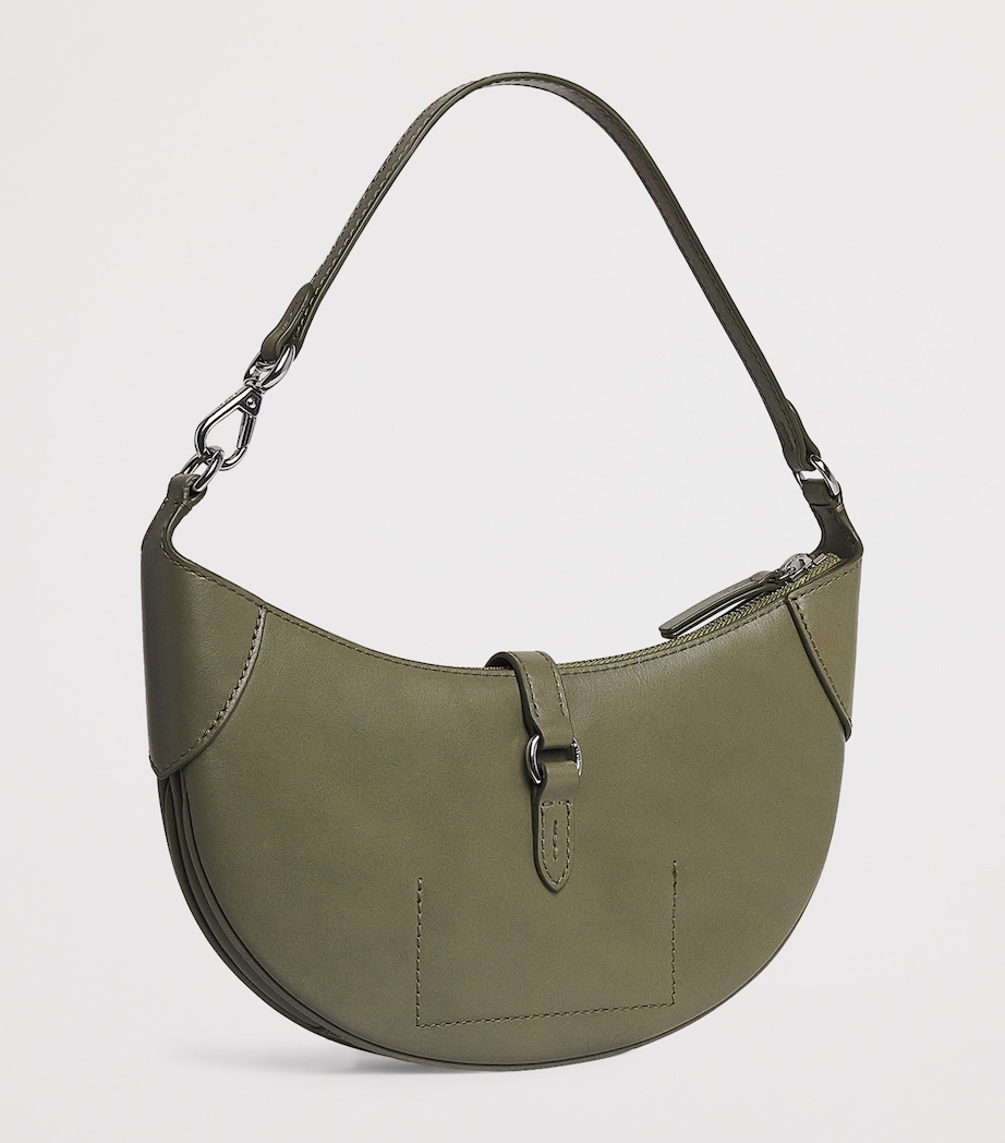 Mini Leather ID Shoulder Bag BASIL Image 3