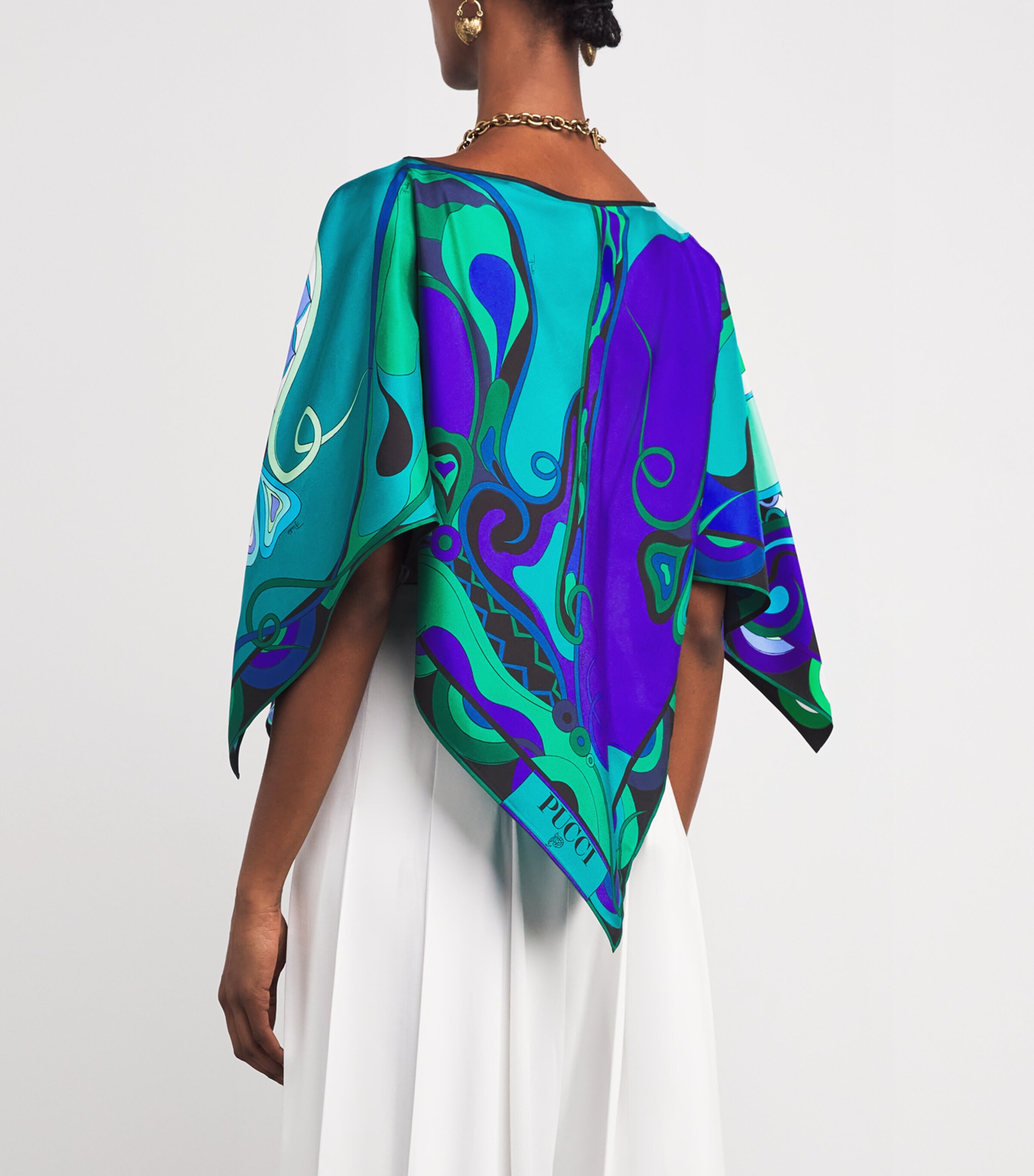 ORCHID SCARF TOP main image 0