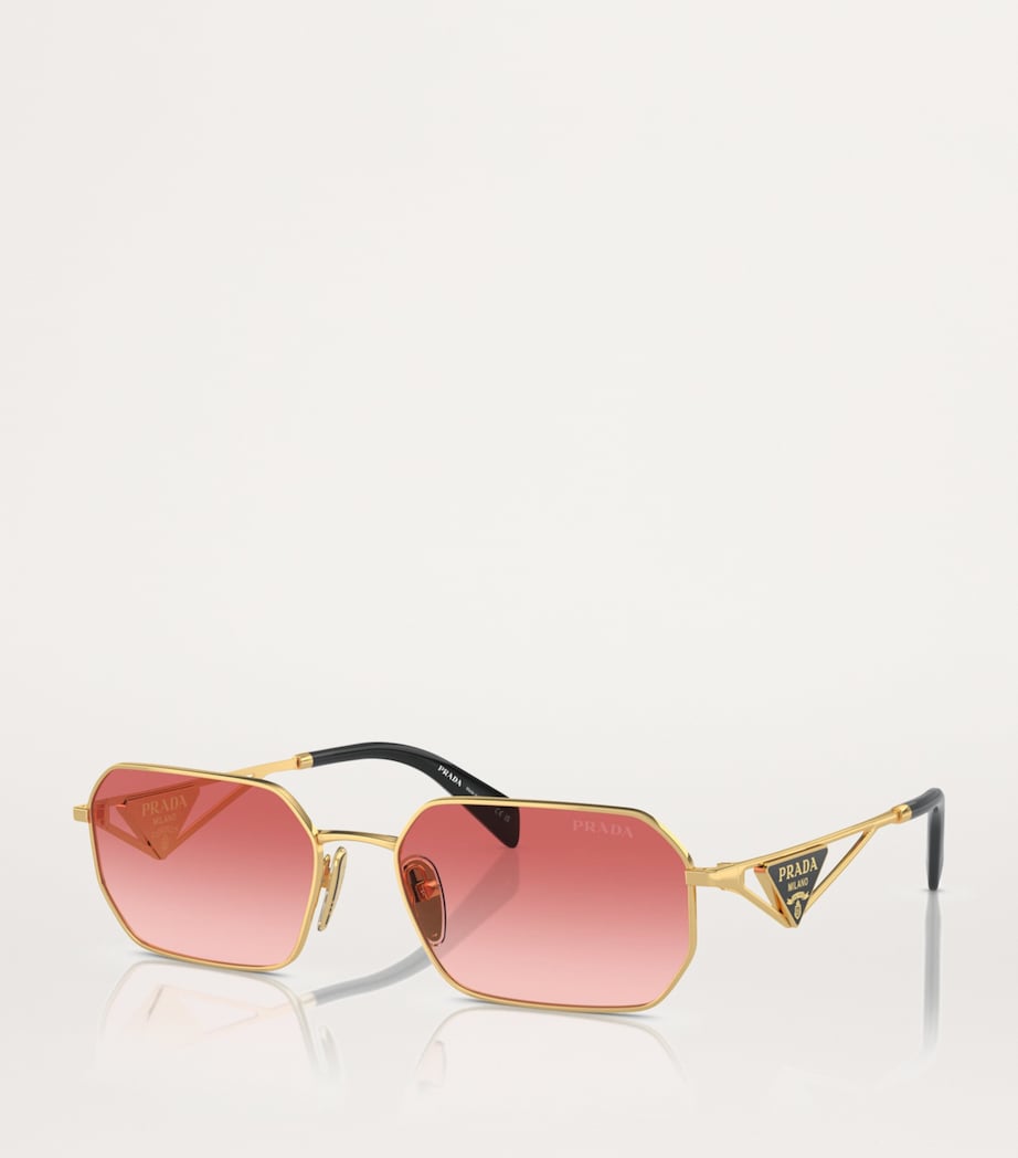 Prada Metal Rectangular Sunglasses Image 2