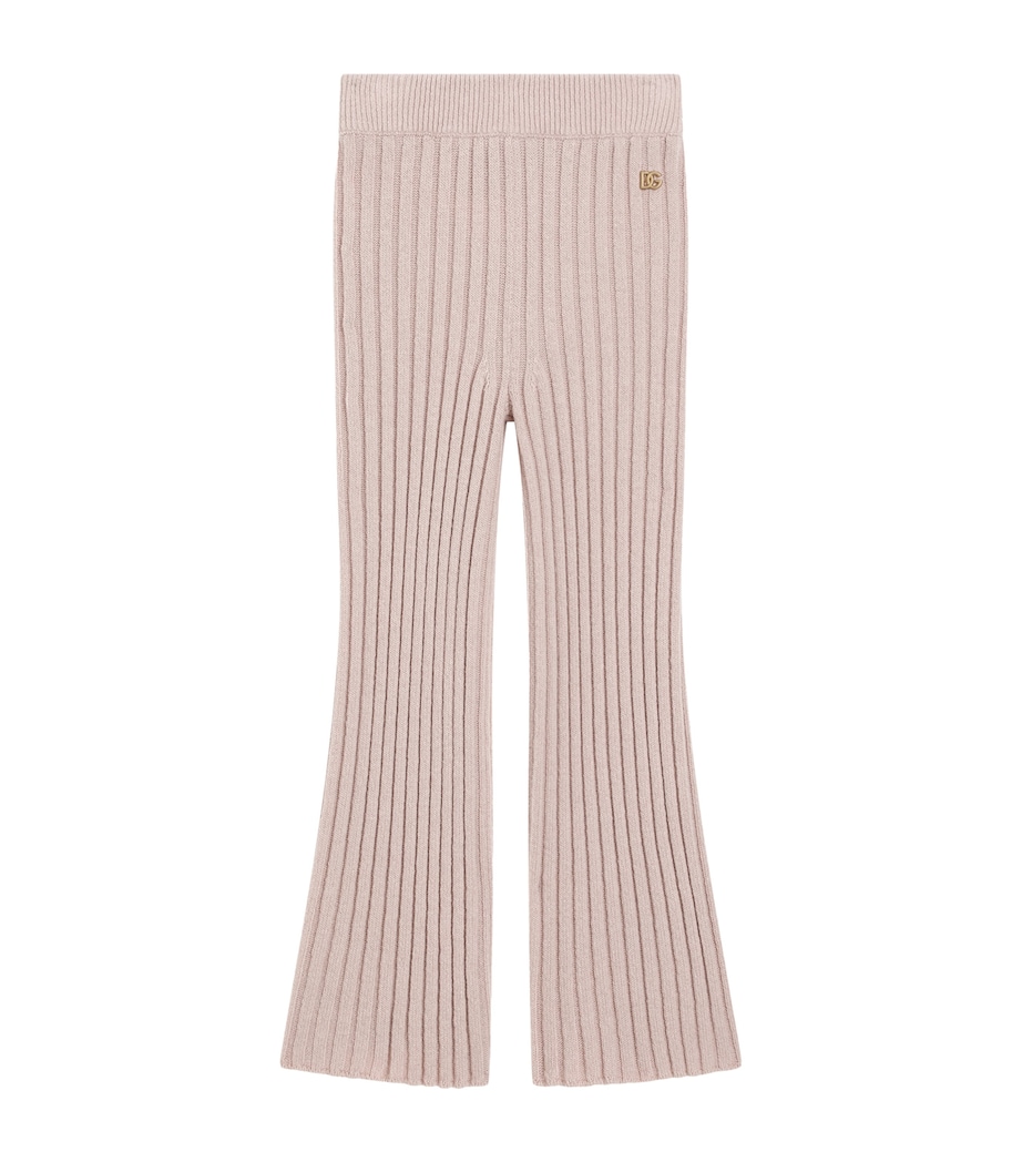 Dolce&Gabbana Kids Virgin Wool Sweatpants (8-12 Years) Antique R Image 1