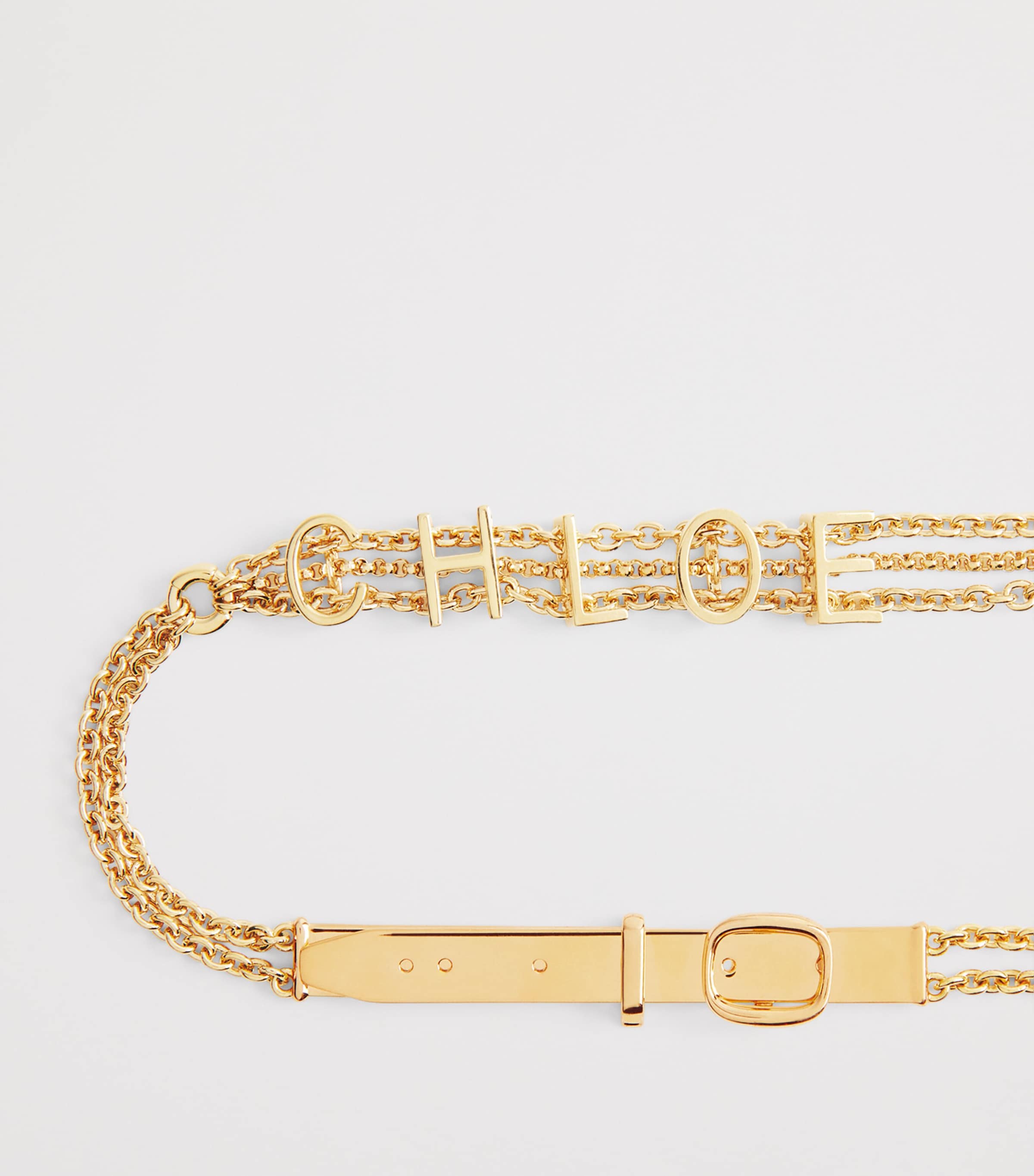Chloé Chain Jewel Belt Vintage Gold Image 3