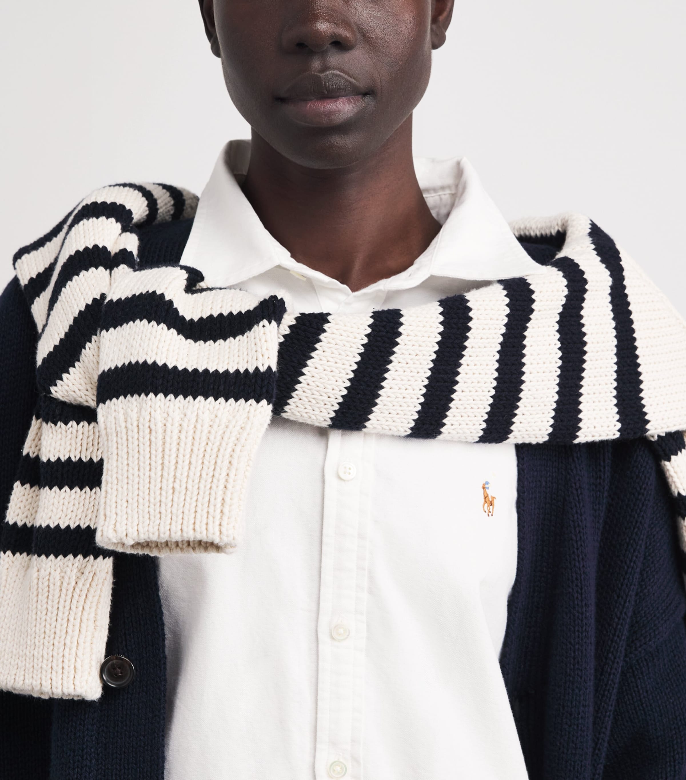 Twill Polo Pony Mini Shirt Dress BSR WHITE Image 7