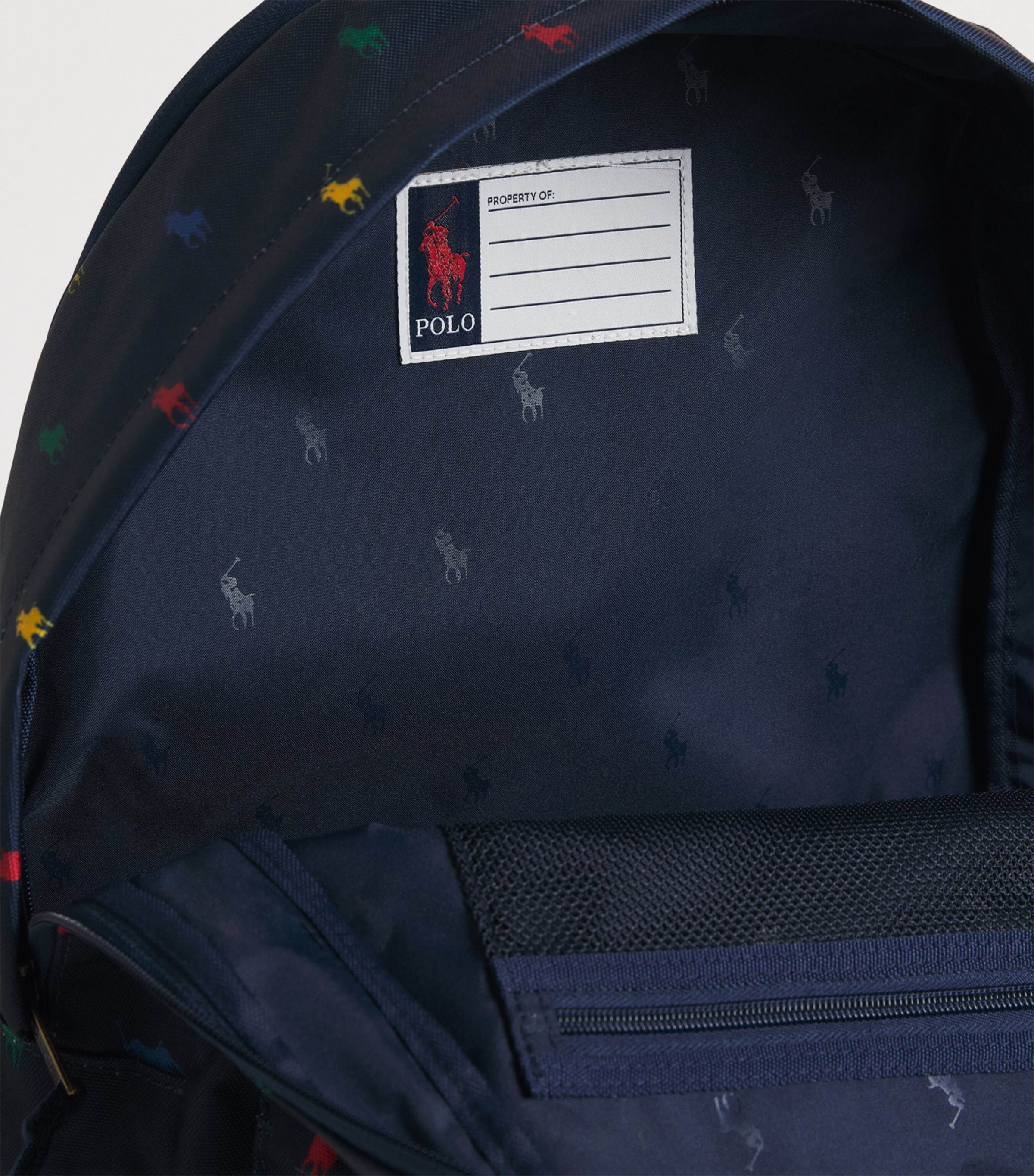 Ralph Lauren Kids Polo Pony Backpack Newport Navy Image 3
