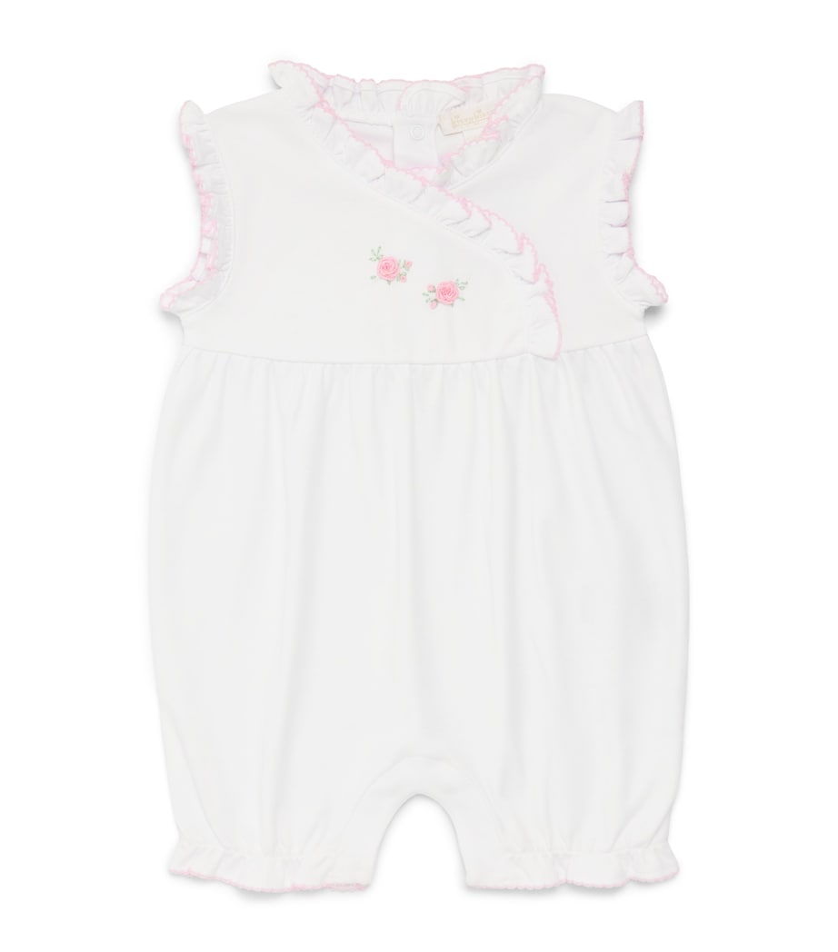 Kissy Kissy Pima Cotton Cottage Roses All-In-One (0-18 Months) White/pink Image 1