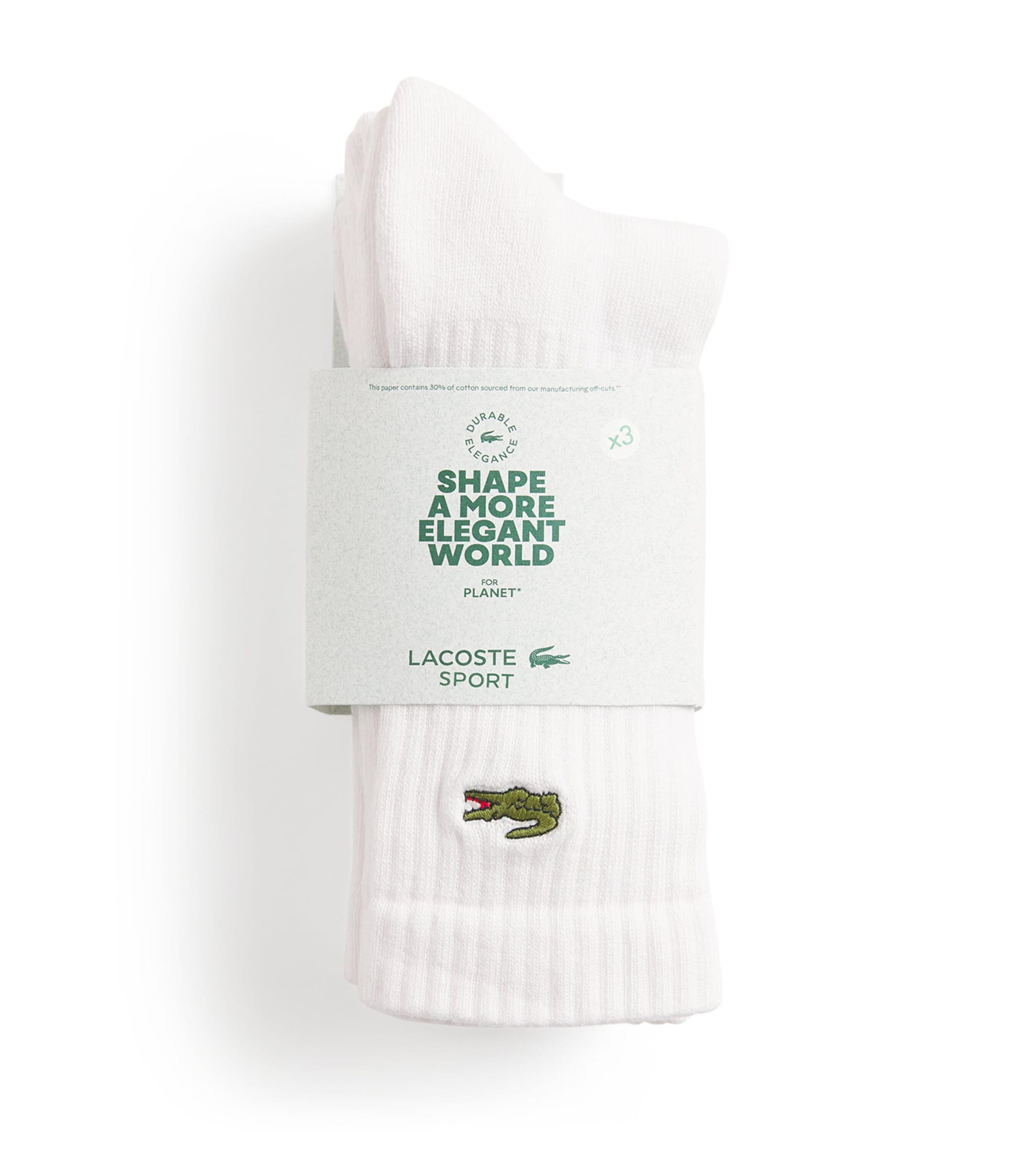 Sport Socks (Pack of 3) Z92 WHITE/WHITE-WHTE Image 1