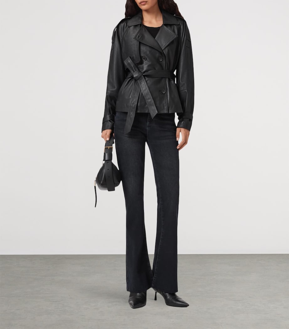 Maisie Flared Jeans BLUE BLACK Image 3