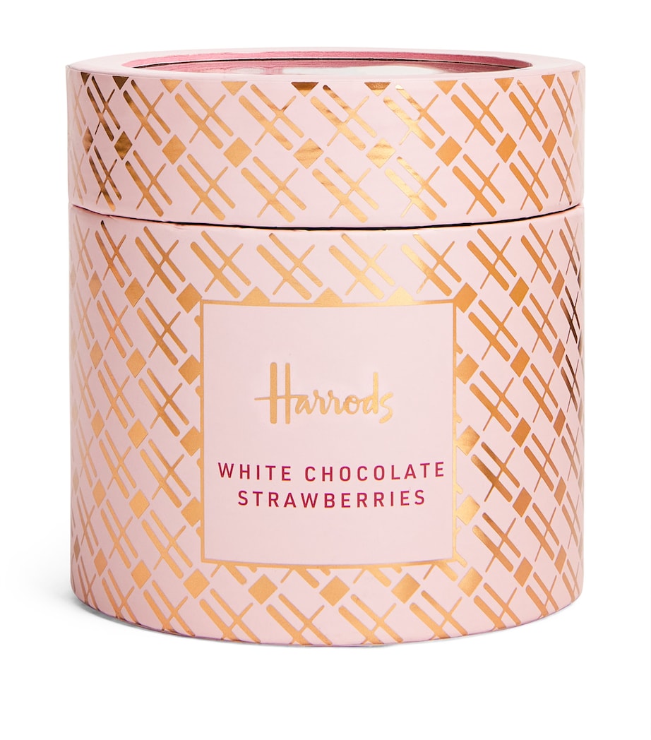 Harrods White Chocolate Strawberries (225g) Image 1