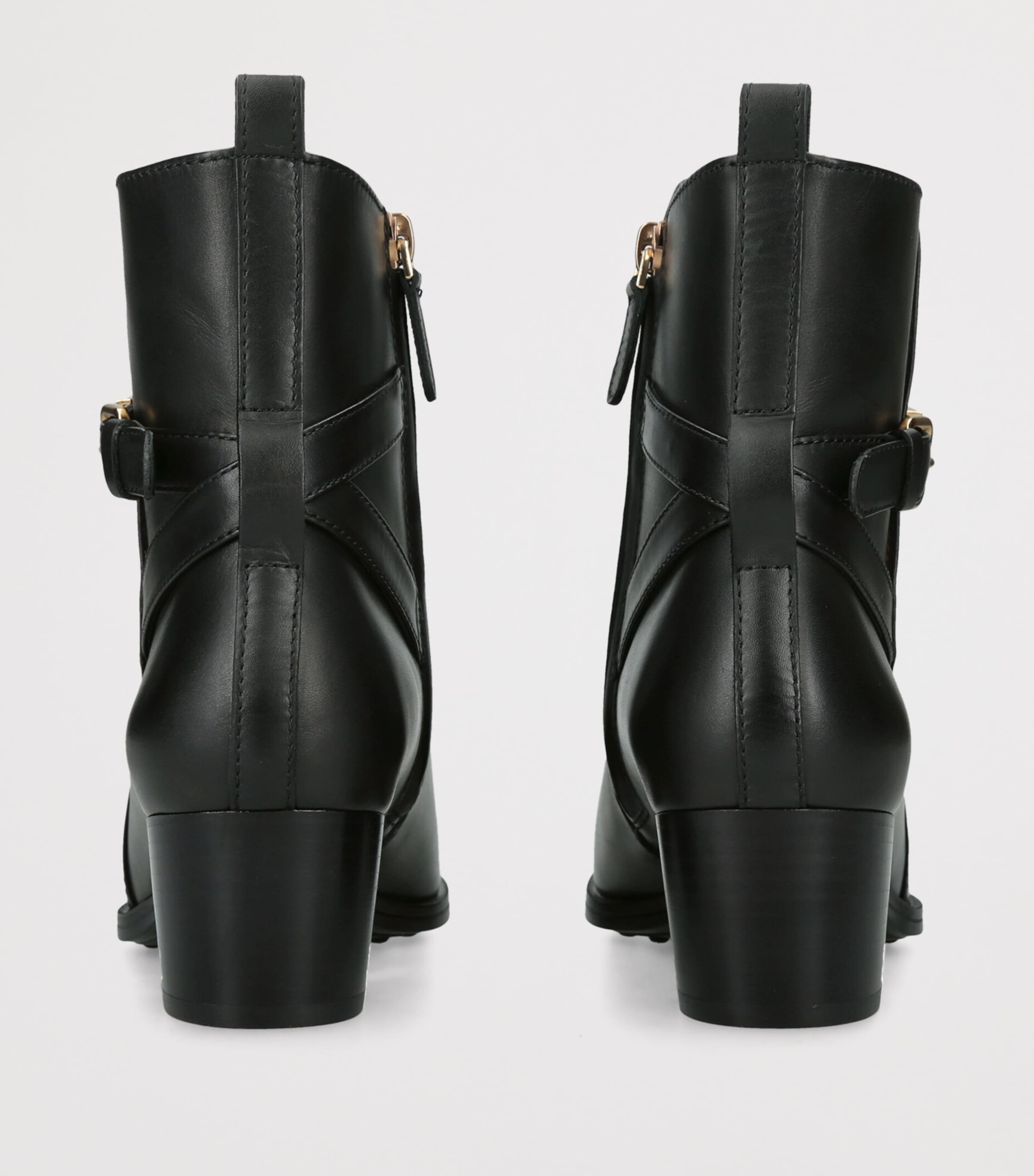 Tod's Leather Gomma Ankle Boots Black Image 2
