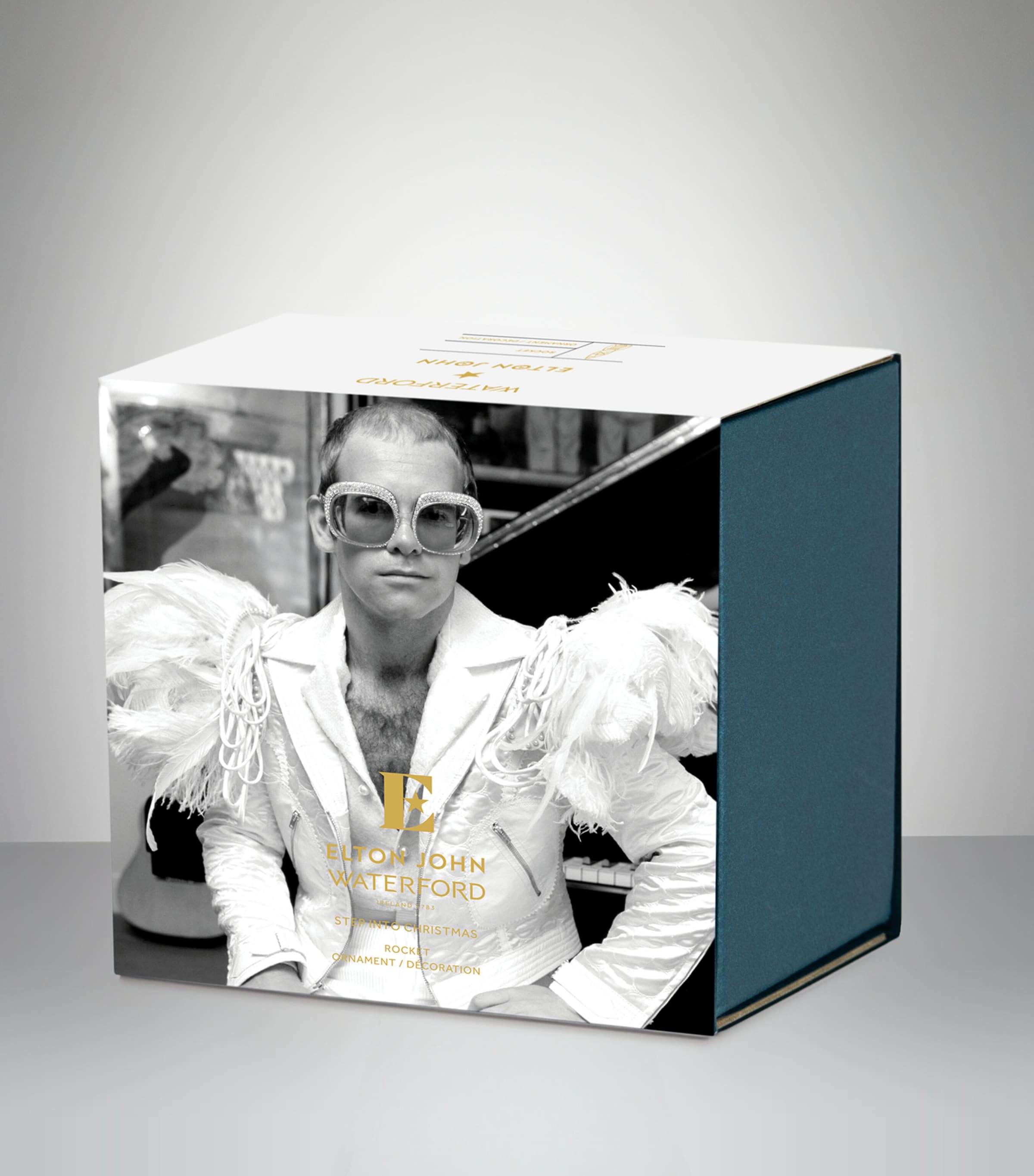 Elton John Rocket Ornament CLEAR Image 6