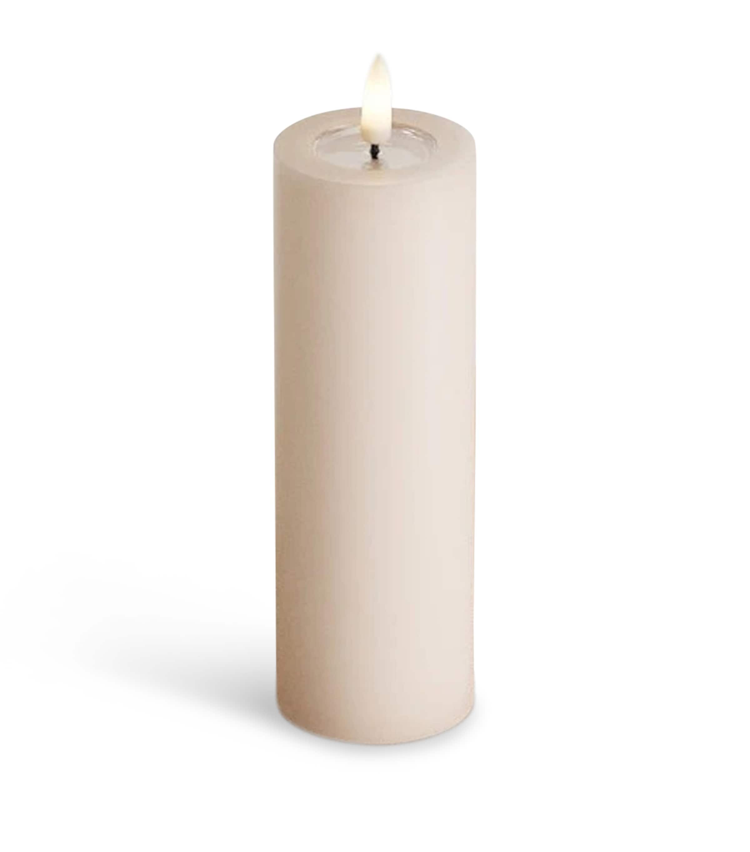 Deluxe Homeart LED Pillar Candle (15cm) Rose Image 1