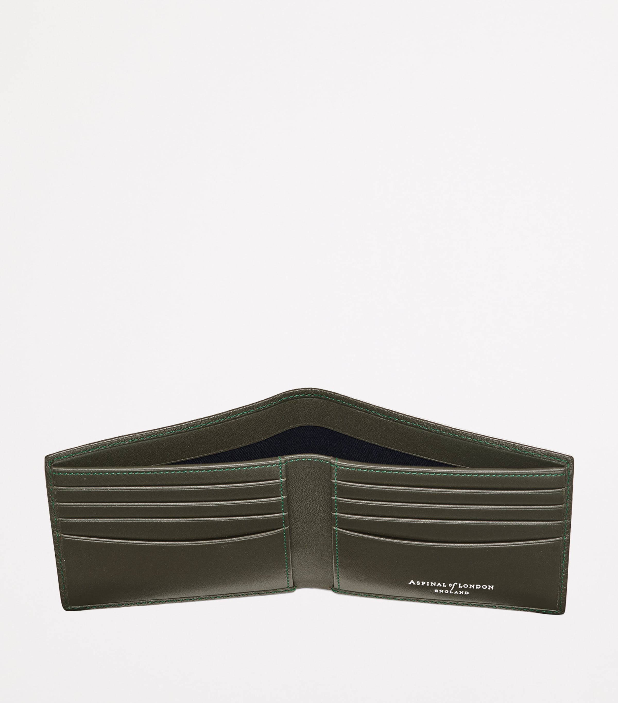 Leather Bifold Wallet FORESTGREEN Image 4