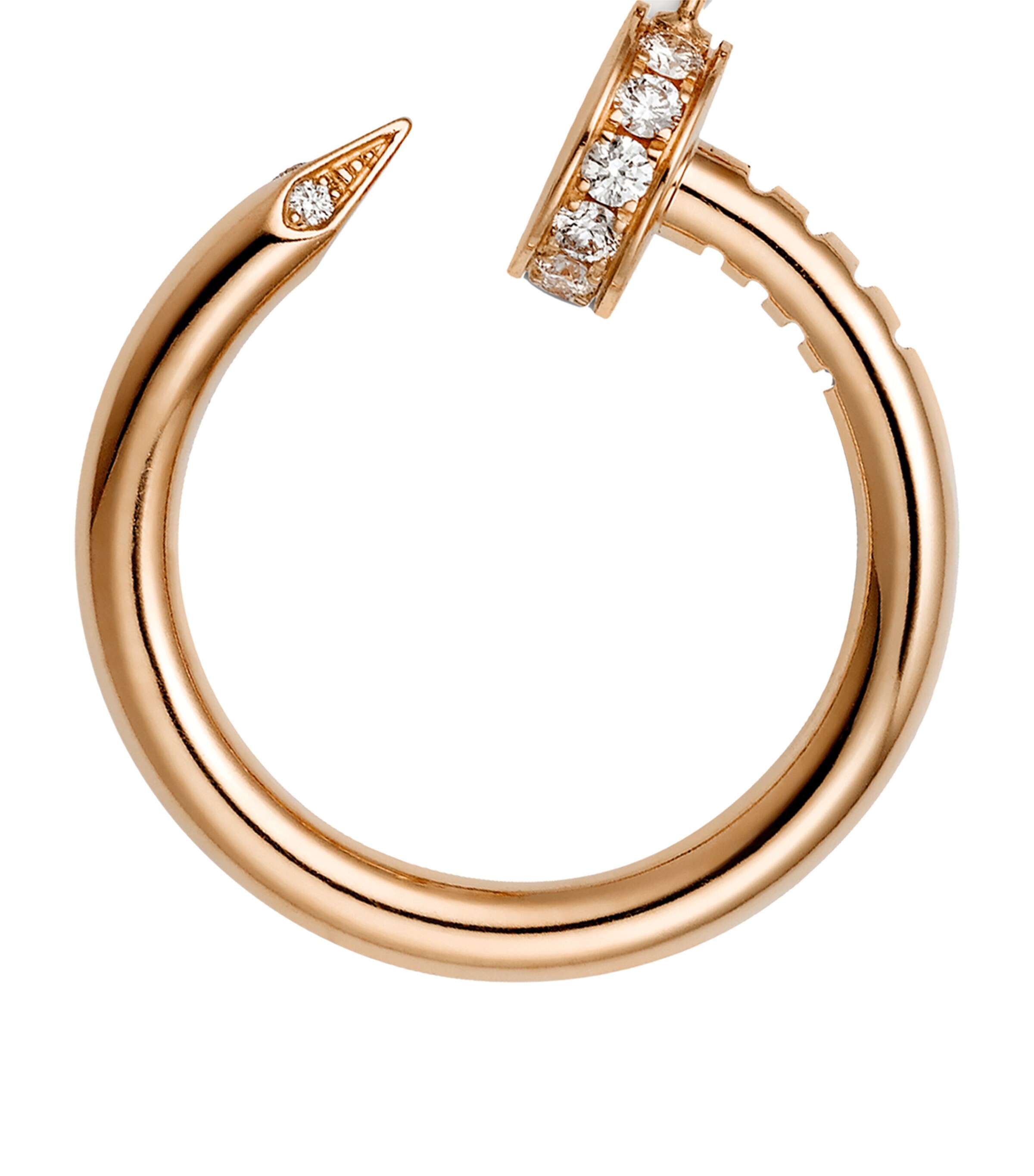 Rose Gold and Diamond Juste un Clou Necklace ROSE GOLD Image 7