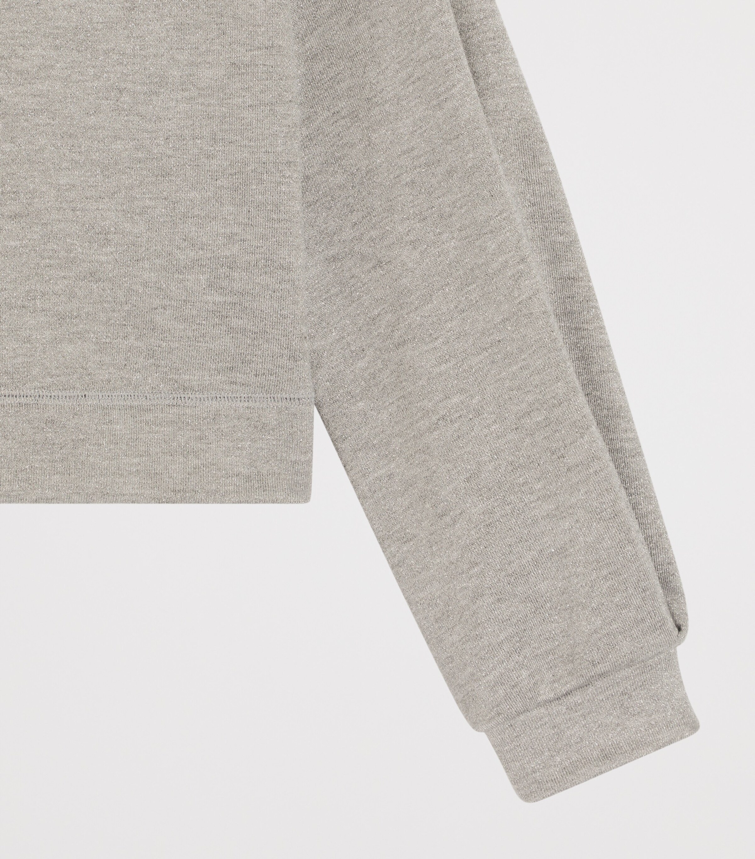 Dolce&Gabbana Kids Cotton Logo Sweatshirt (8-12+ Years) Silver Image 4