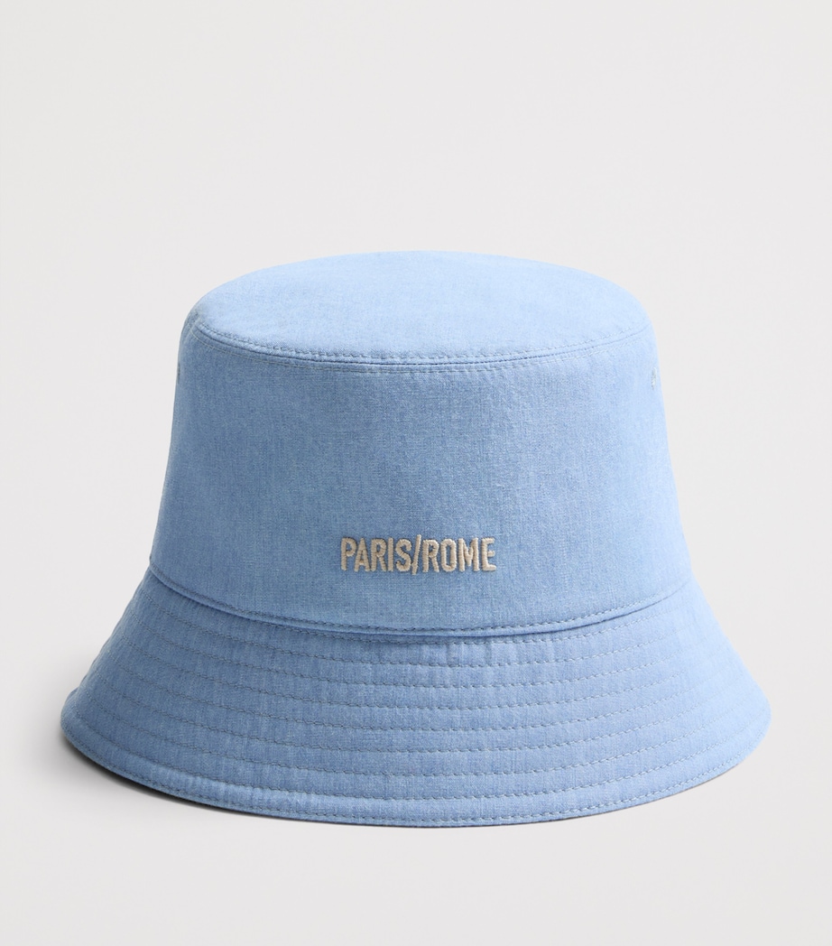 Cotton Chez Valentino Bucket Hat DYS Image 3
