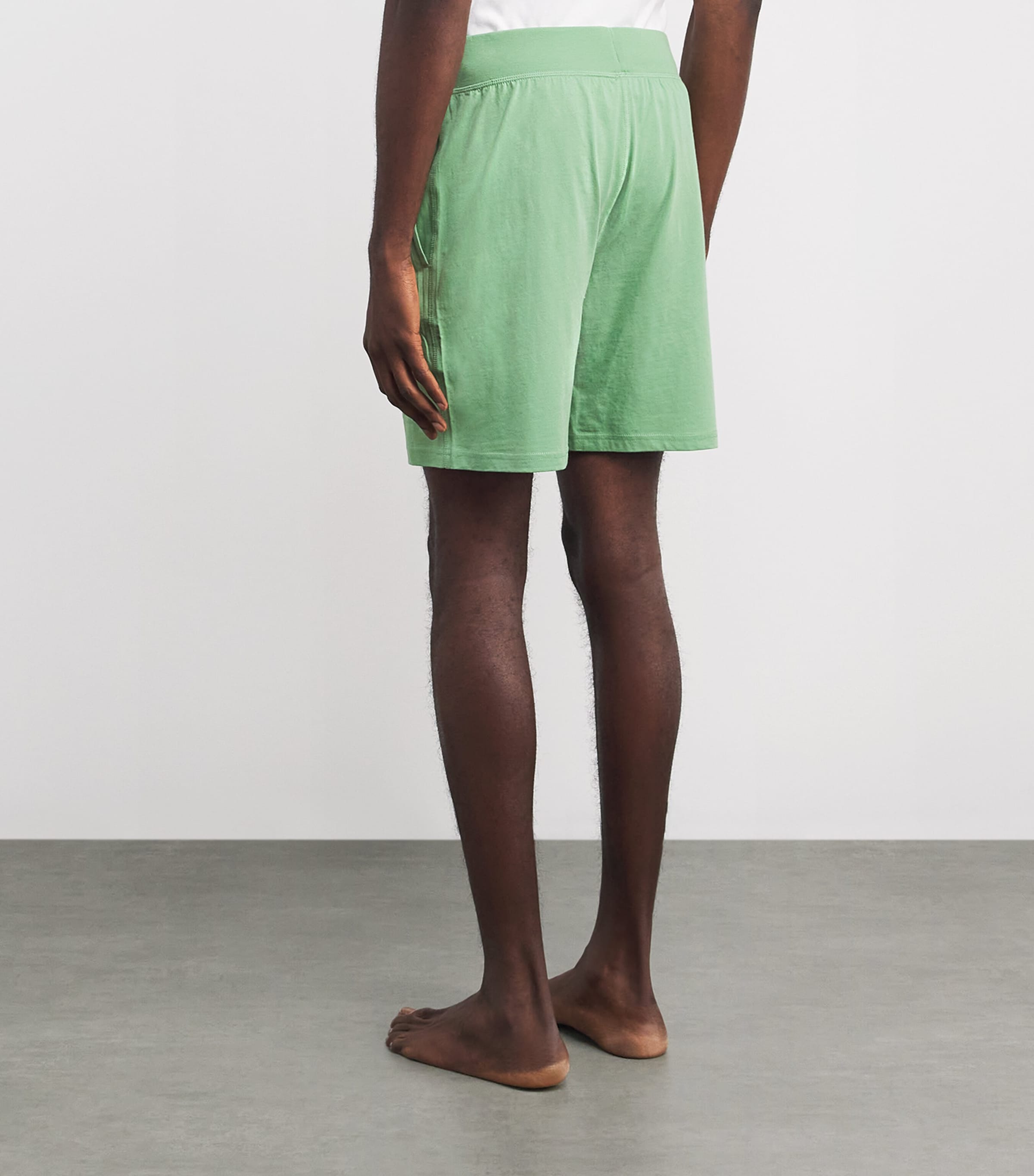 Cotton Pyjama Shorts OUTBACK GREEN Image 4