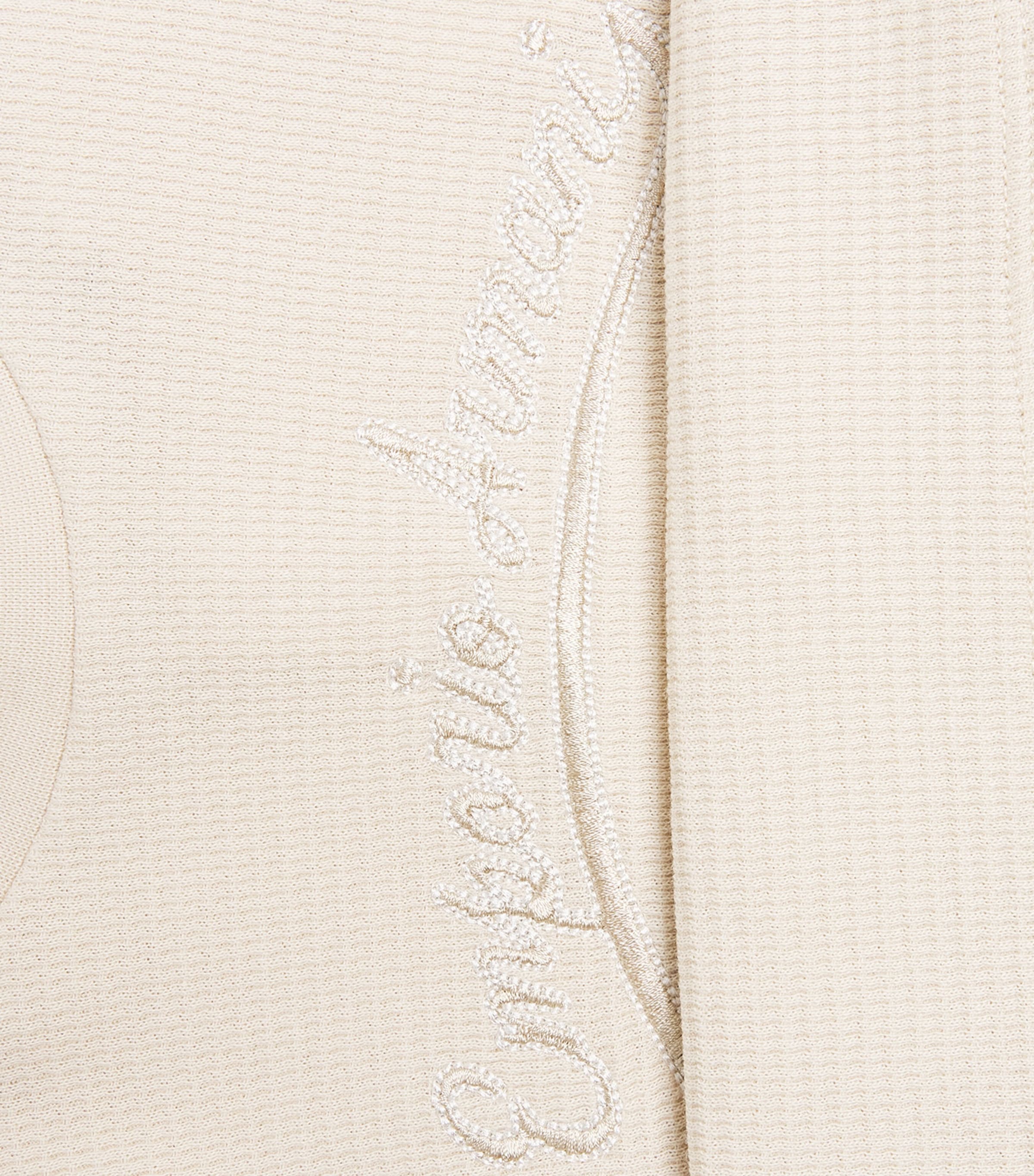 Cotton Embroidered T-Shirt (6-36 Months) FRENCH OAK Image 3