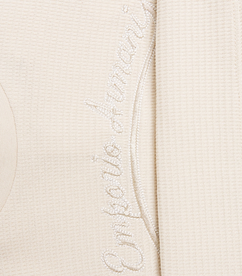 Cotton Embroidered T-Shirt (6-36 Months) FRENCH OAK Image 3