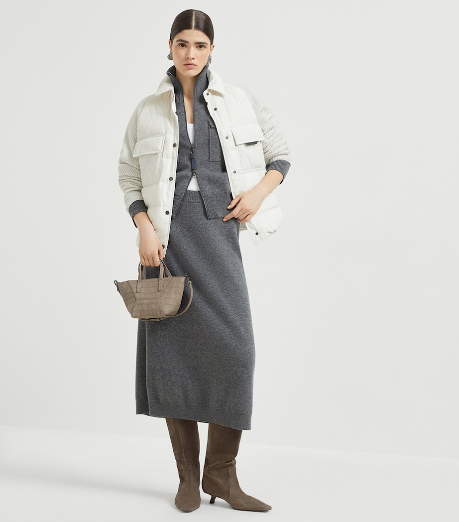 Down Hybrid Puffer Jacket C1709 Image 4