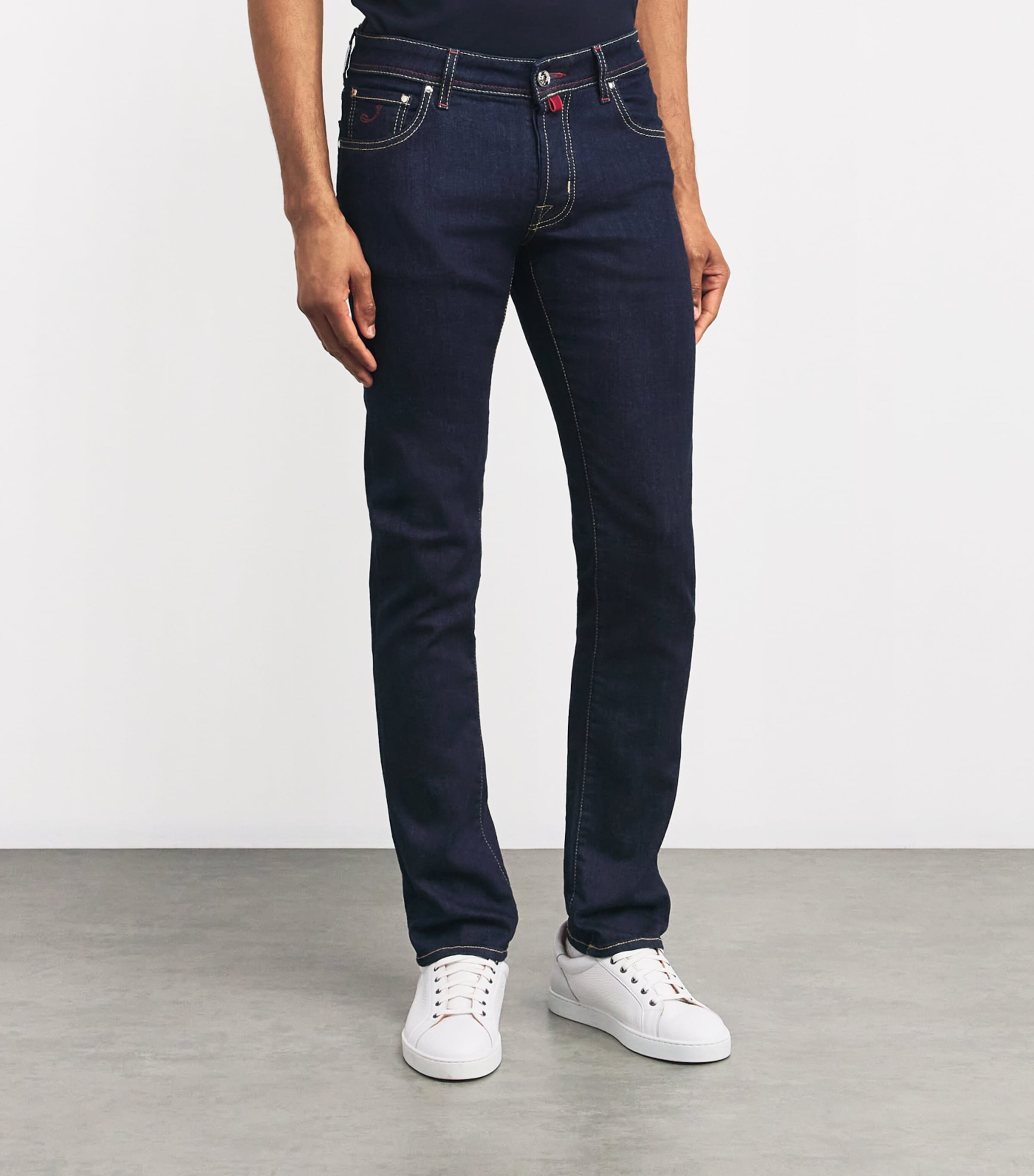 Nick Slim Jeans 001D-NAVY Image 3