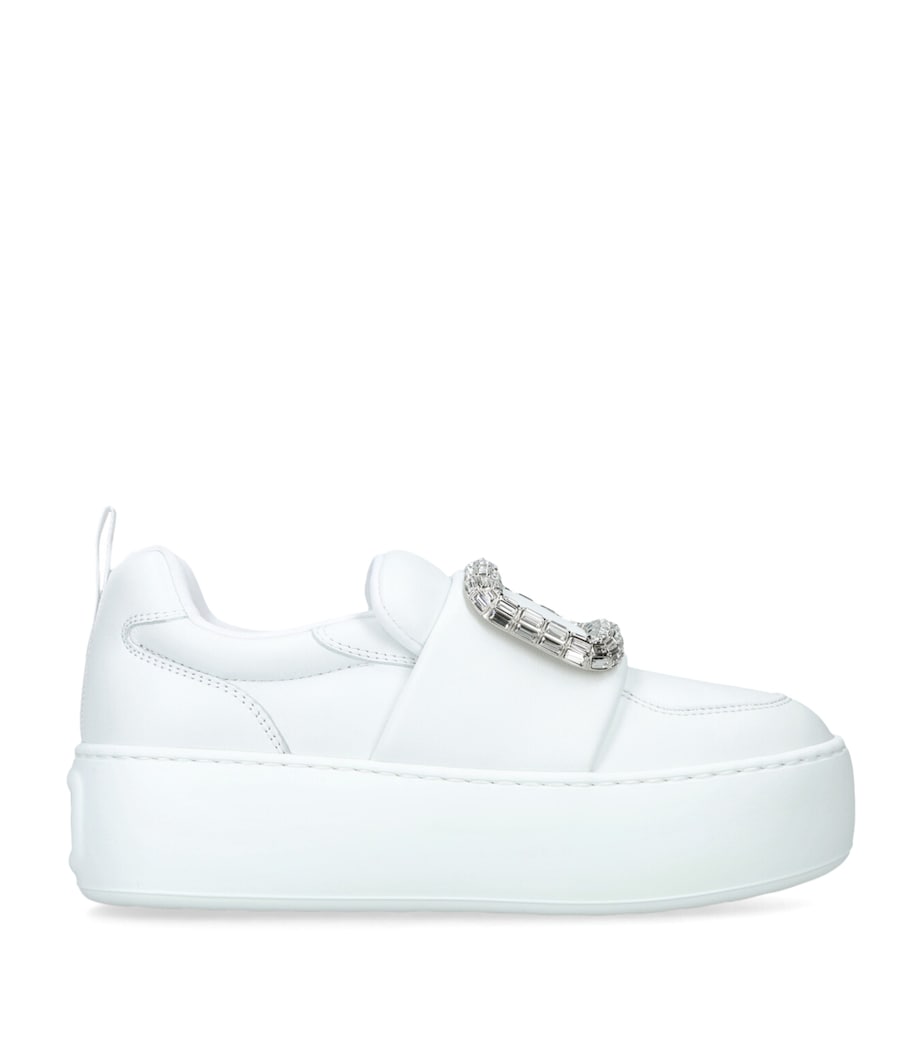 Leather Viv’ Up Sneakers WHITE Image 1