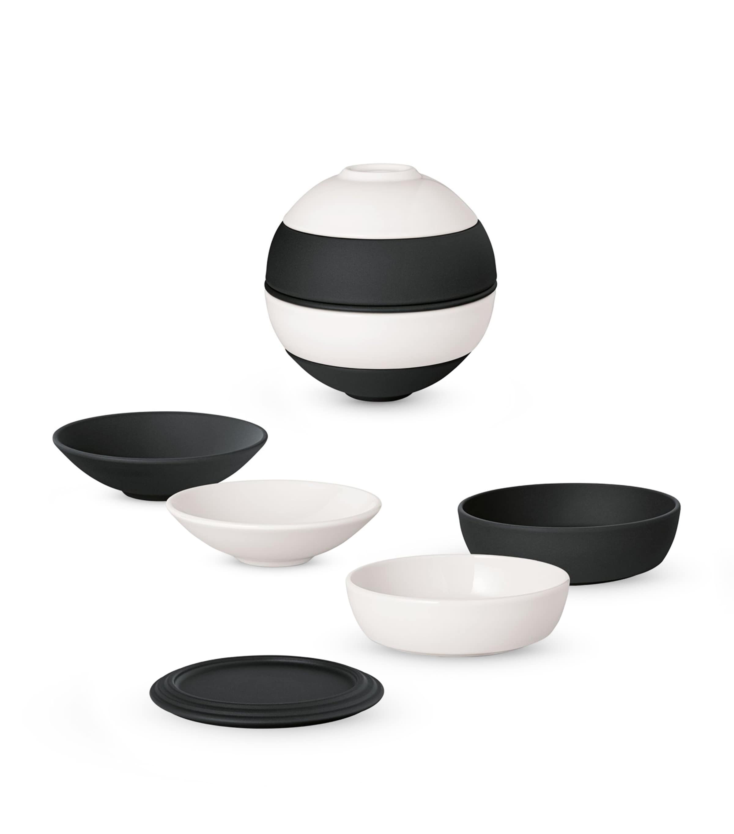 Villeroy & Boch 5 Piece Porcelain Iconic La Petite Dinner Set | Dining | Tableware | Bowls | Plates | Serveware | Serving Plates | Designers | Villeroy Boch