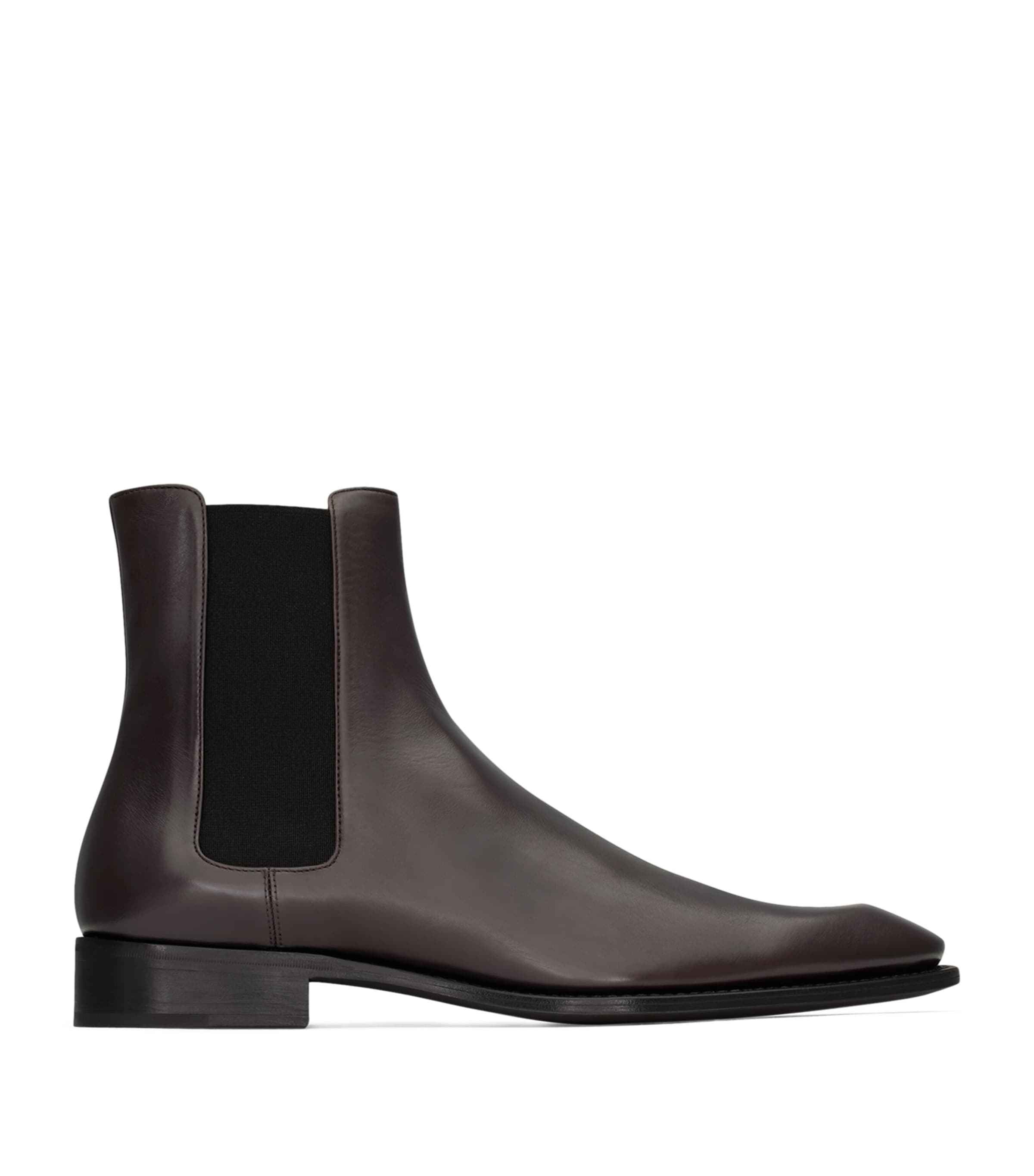Saint Laurent Leather Aurelien Ankle Boots Image 1