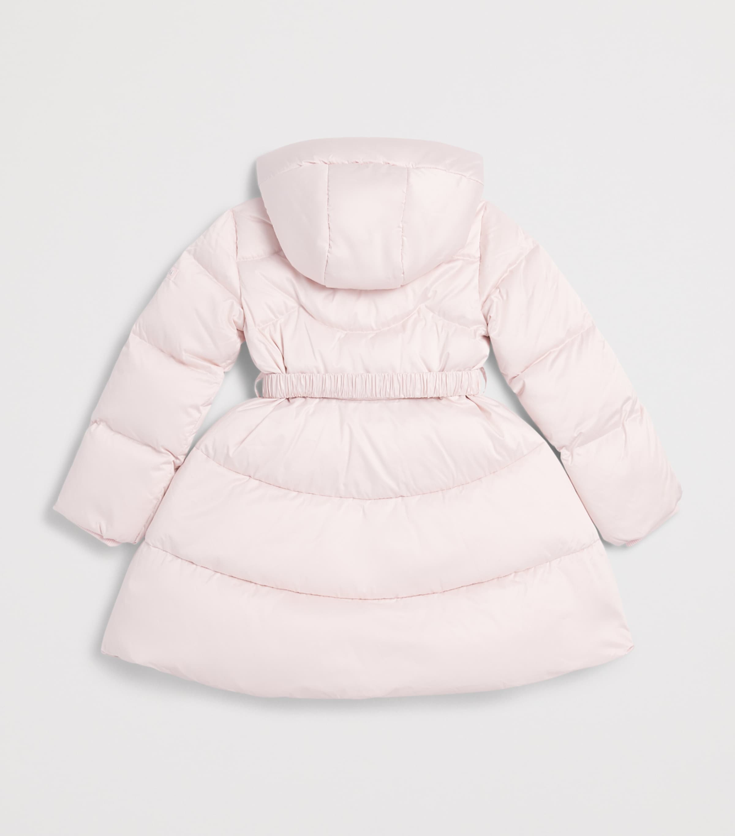 Monnalisa Floral-Bow Puffer Jacket (9 Months-6 Years) Shrinking Violet Image 2