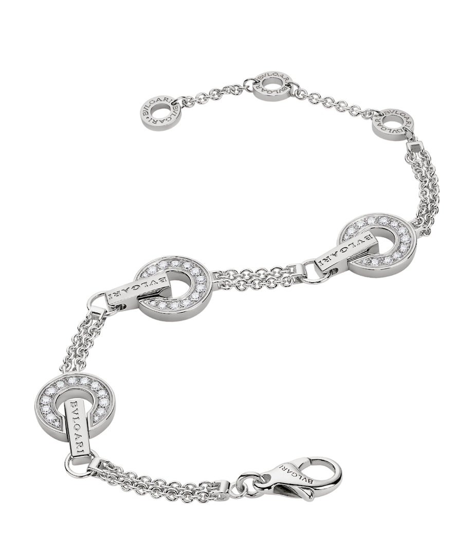 White Gold and Diamond BVLGARI BVLGARI Bracelet WHITE GOLD Image 2