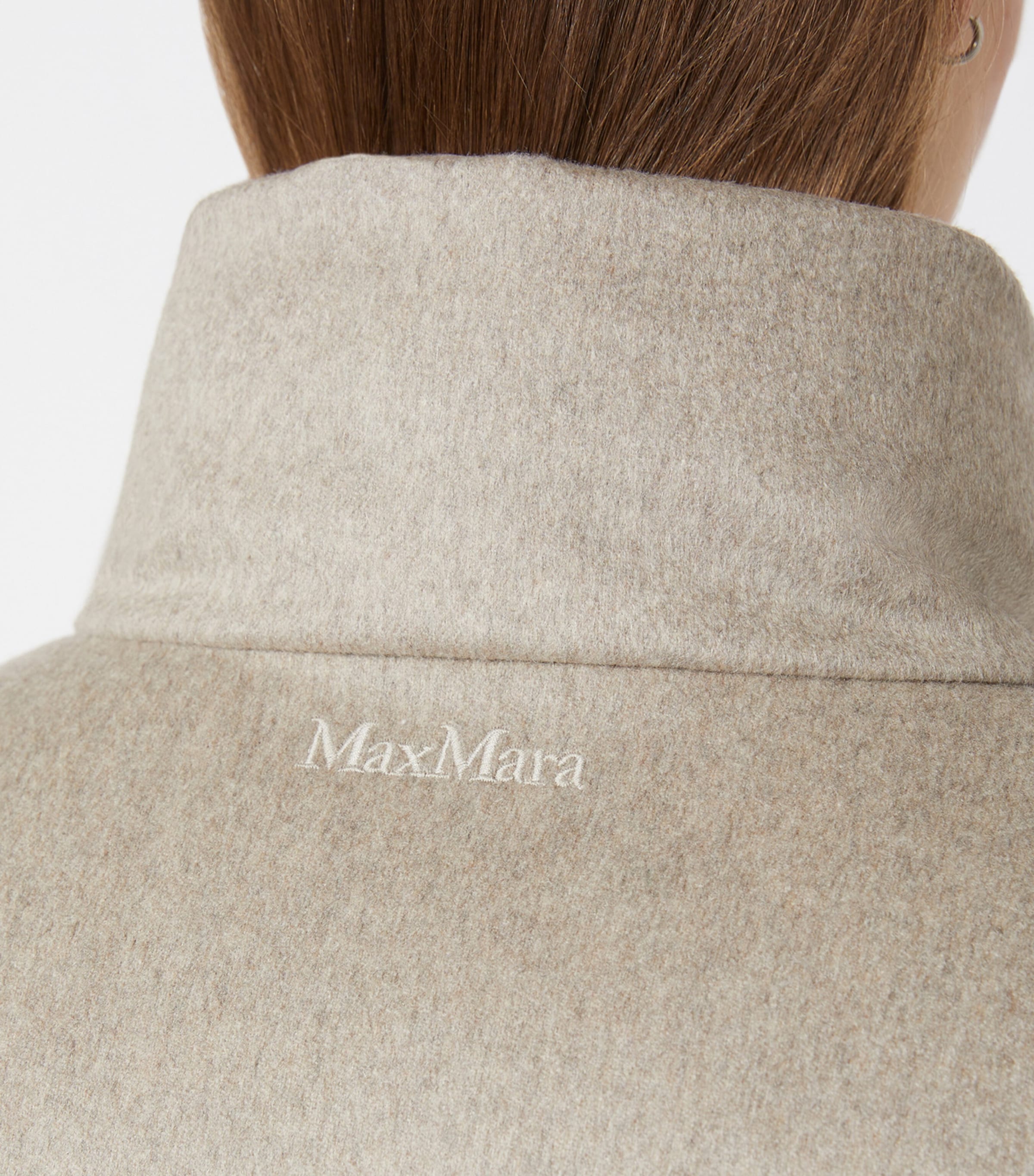 Cashmere Down Puffer Jacket SAND Image 5