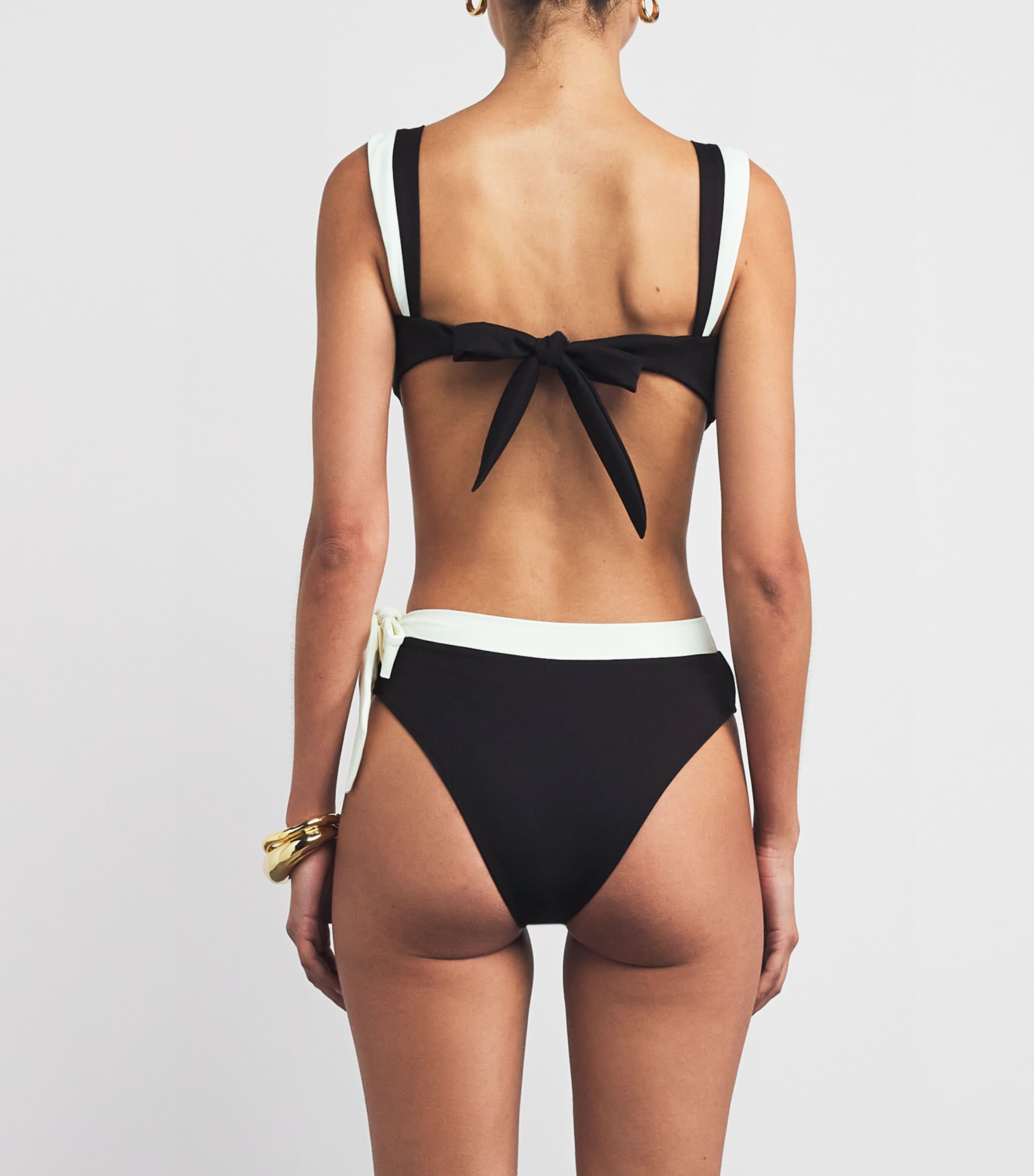 Tahiti Bikini Bottoms BLACK/IVORY Image 3