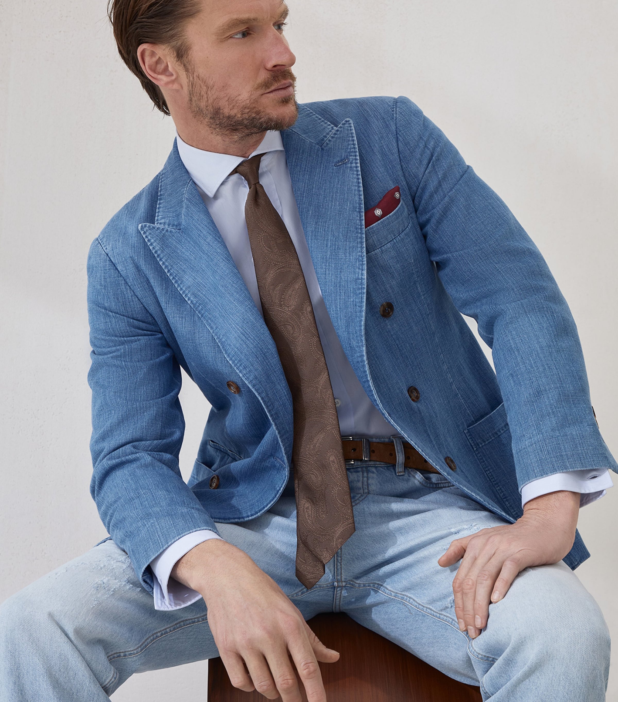 Cotton Twill Slim-Fit Shirt C735 Image 5