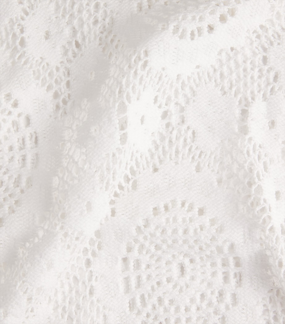 Lace Lidie Crop Top WHITE Image 5