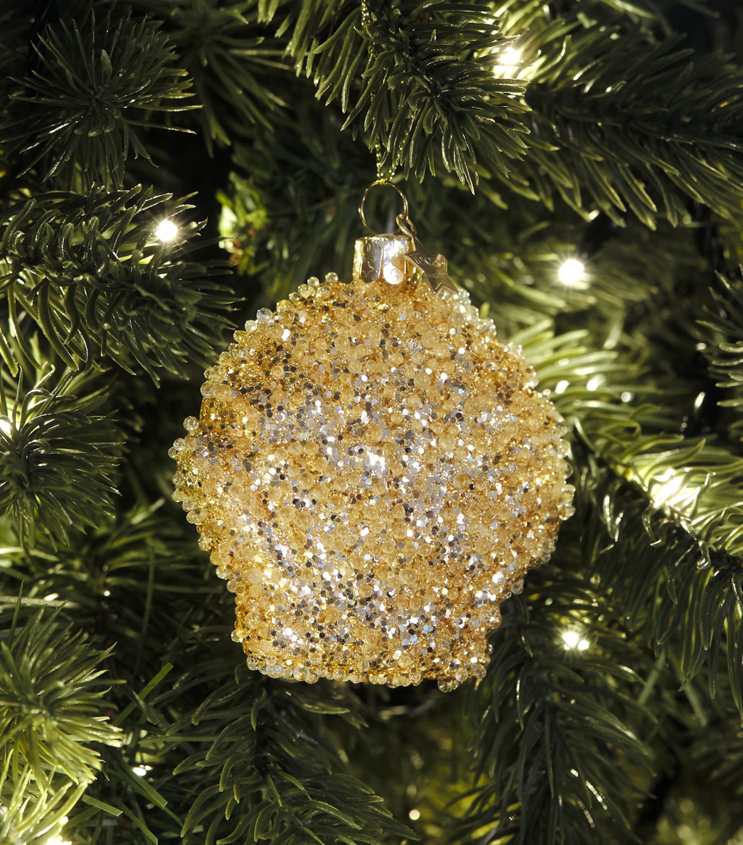 Harrods Shell Tree Decoration Gold Image 3